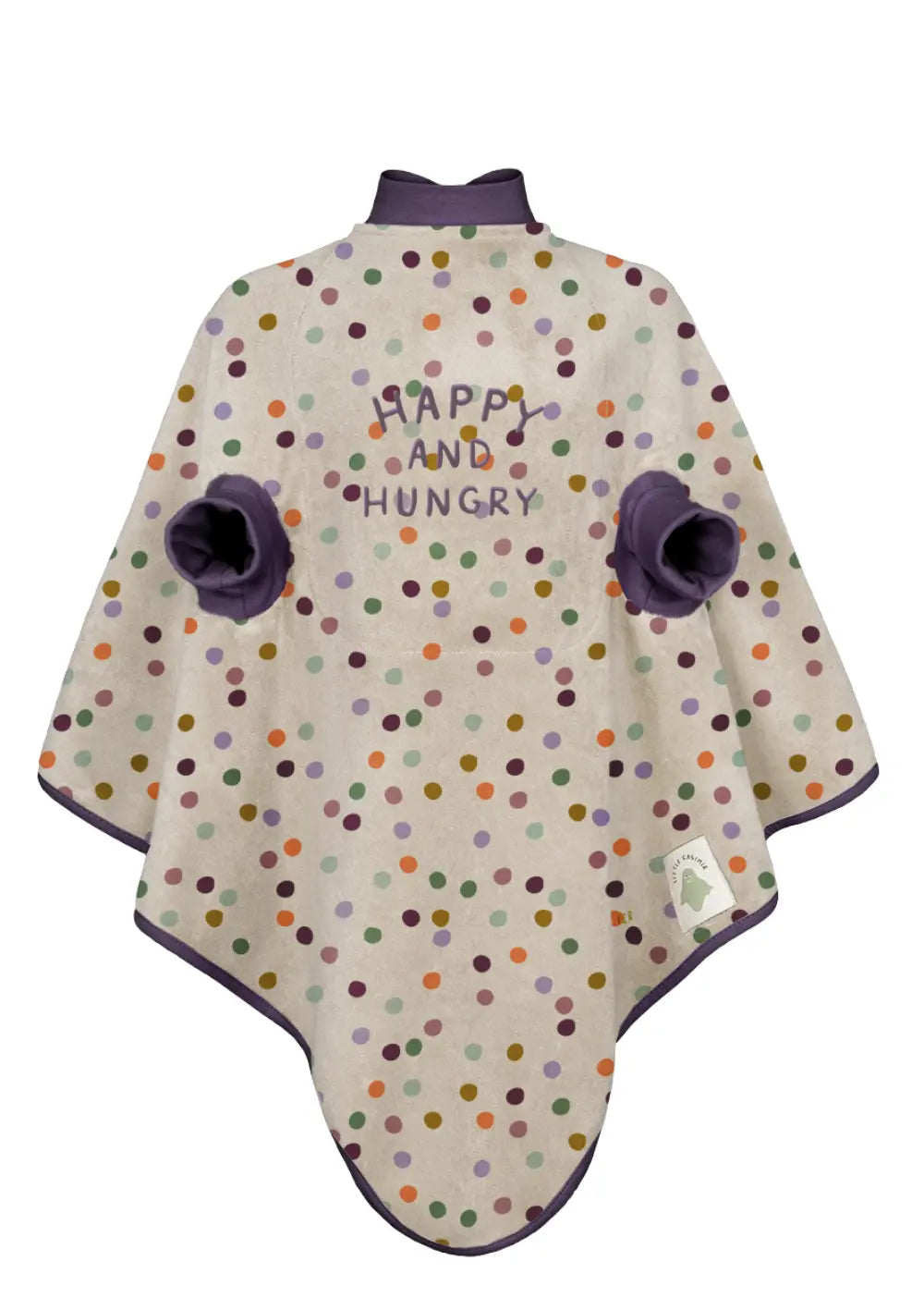 Little Casimir Langarm-Lätzchen 'Boo' Confetti