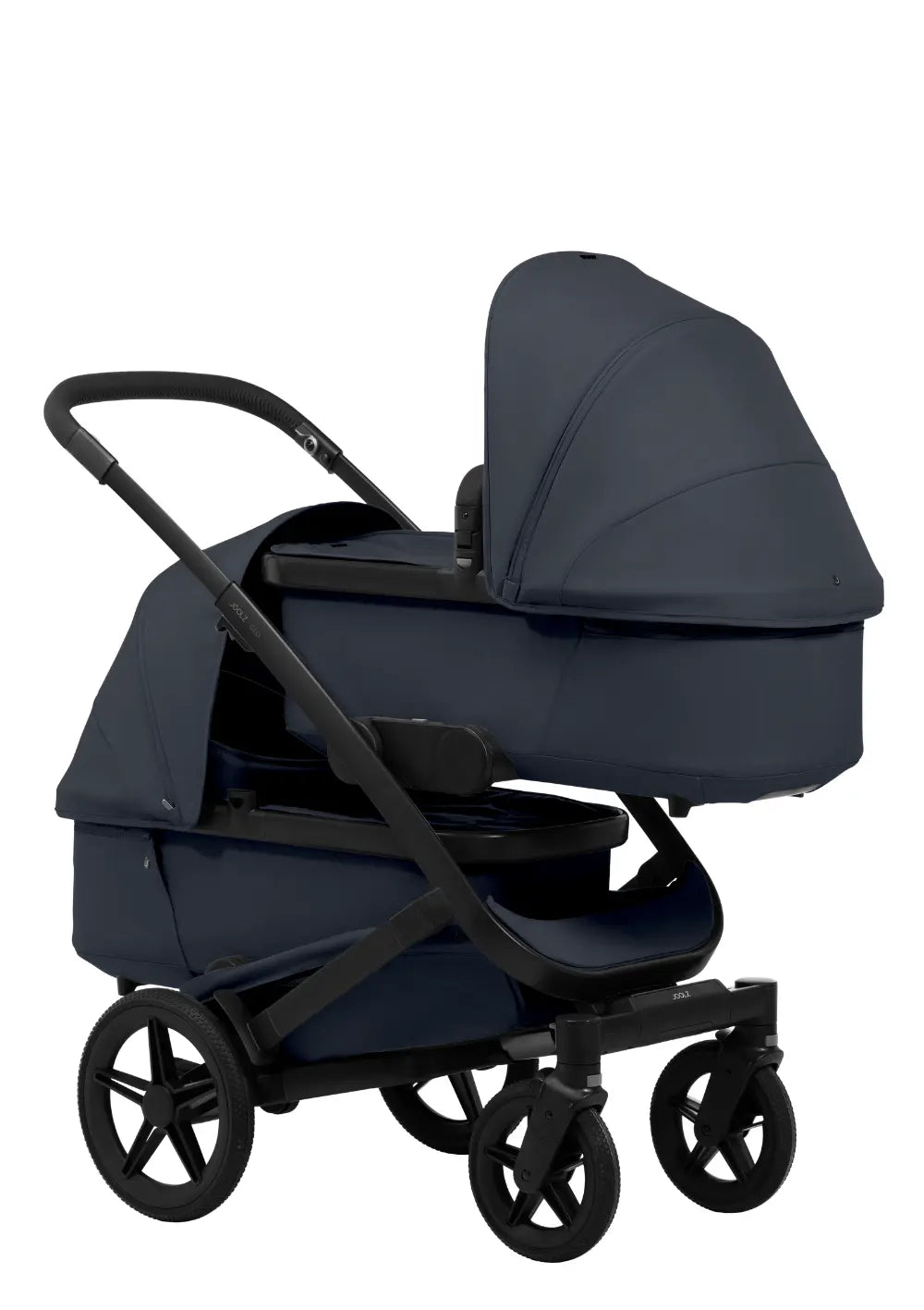 joolz geschwisterwagen Joolz Zwillings-Kinderwagen-Set 'Geo5 Twin' Dark Navy Blue