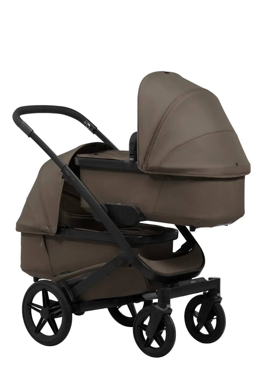 Joolz Zwillings-Kinderwagen-Set 'Geo5 Twin' Hazel Brown