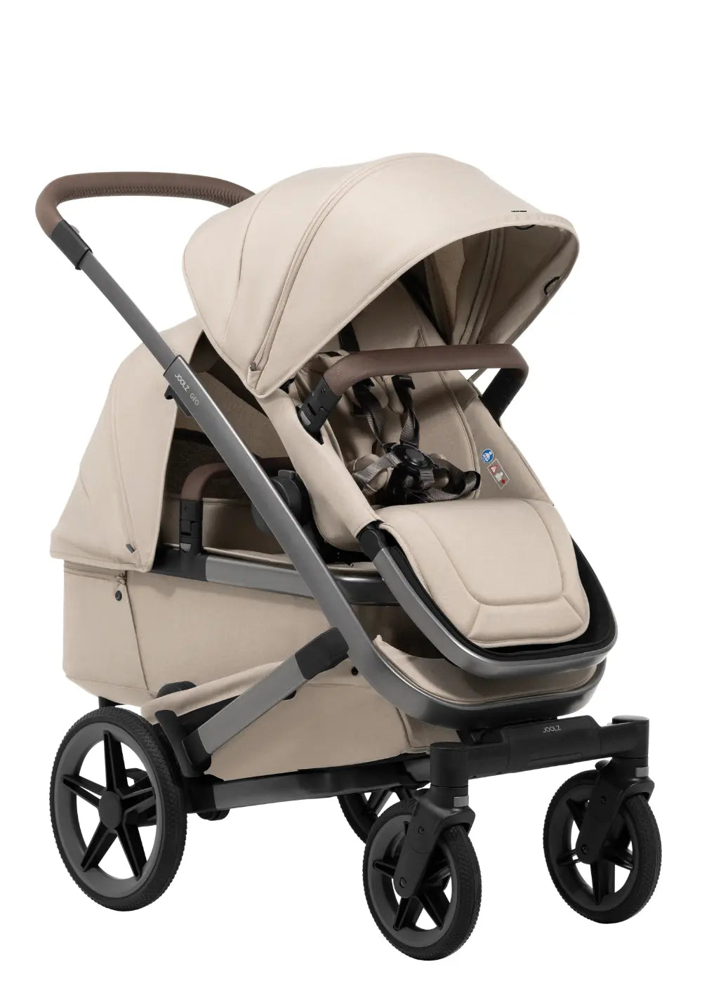 Joolz Geschwister-Kinderwagen-Set 'Geo5 Double' Sandy Taupe