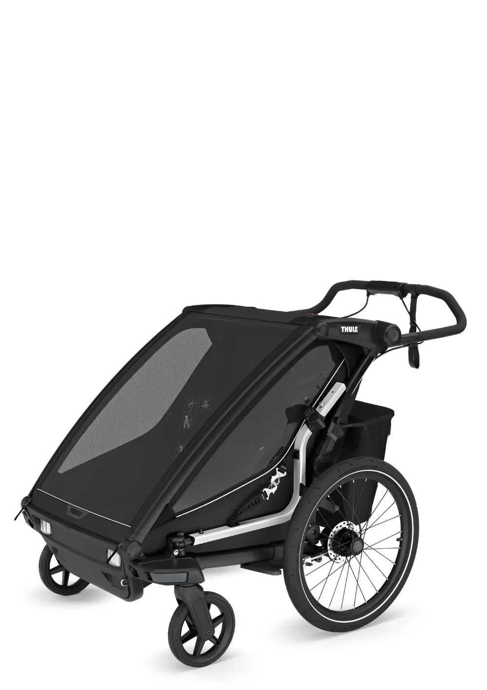 Multisport-Fahrradanhänger 'Chariot Sport 2 Double' Black
