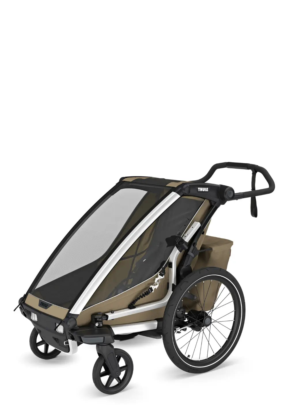 thule chariot cross multisport-fahrradanhänger Thule Multisport-Fahrradanhänger 'Chariot Cross 2 Single' Faded Khaki