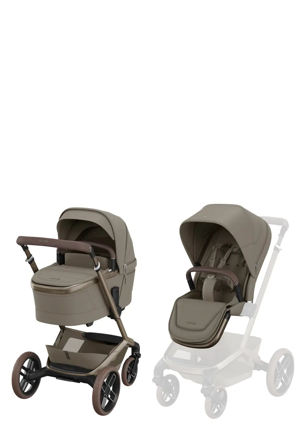 Maxi-Cosi Kinderwagen-Set 'Fame' Oak Truffle