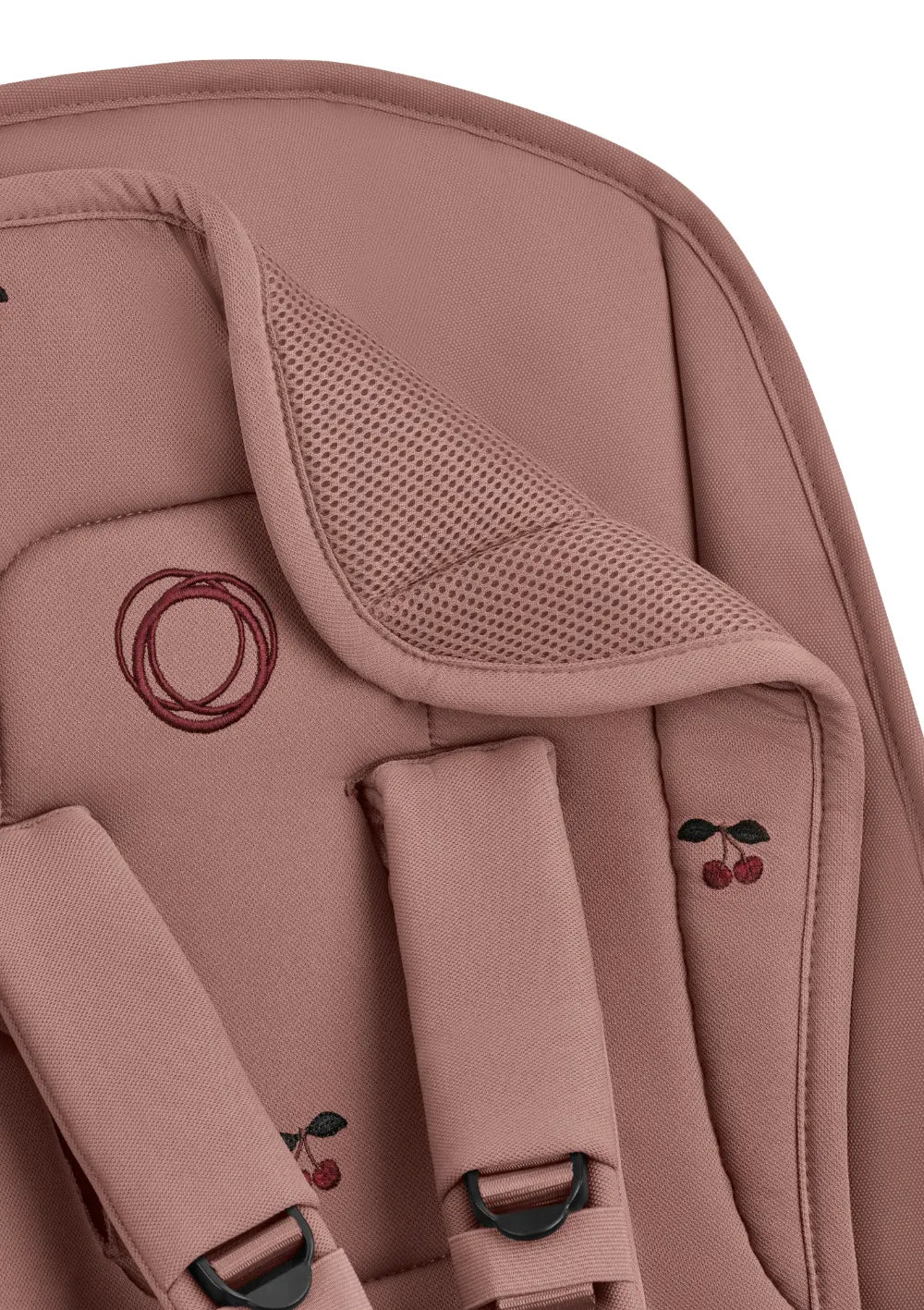Bugaboo Doppel-Komfort Sitzauflage 'x Konges Sløjd' Dusty Pink / Cherry