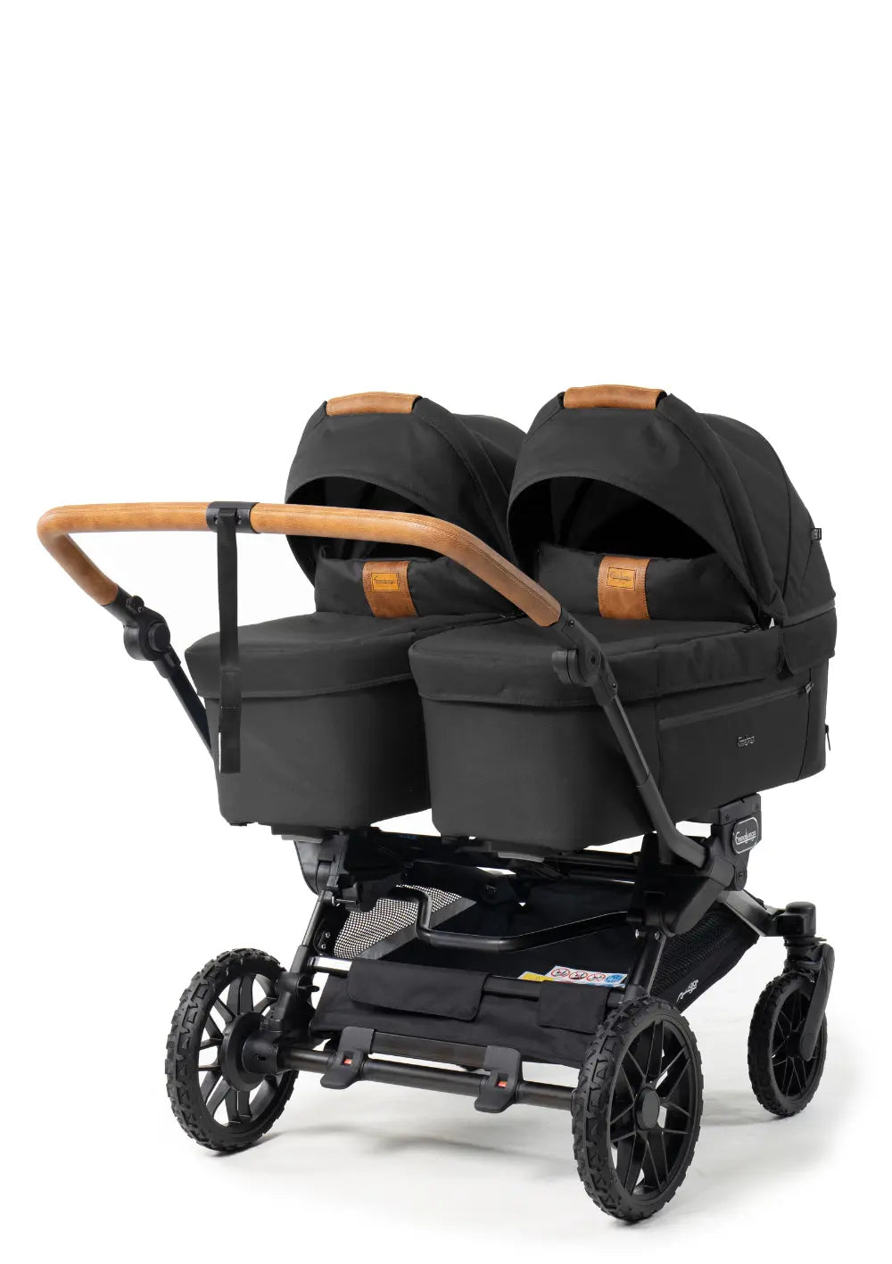 Emmaljunga 'Double SENTO FLAT+' Outdoor Black