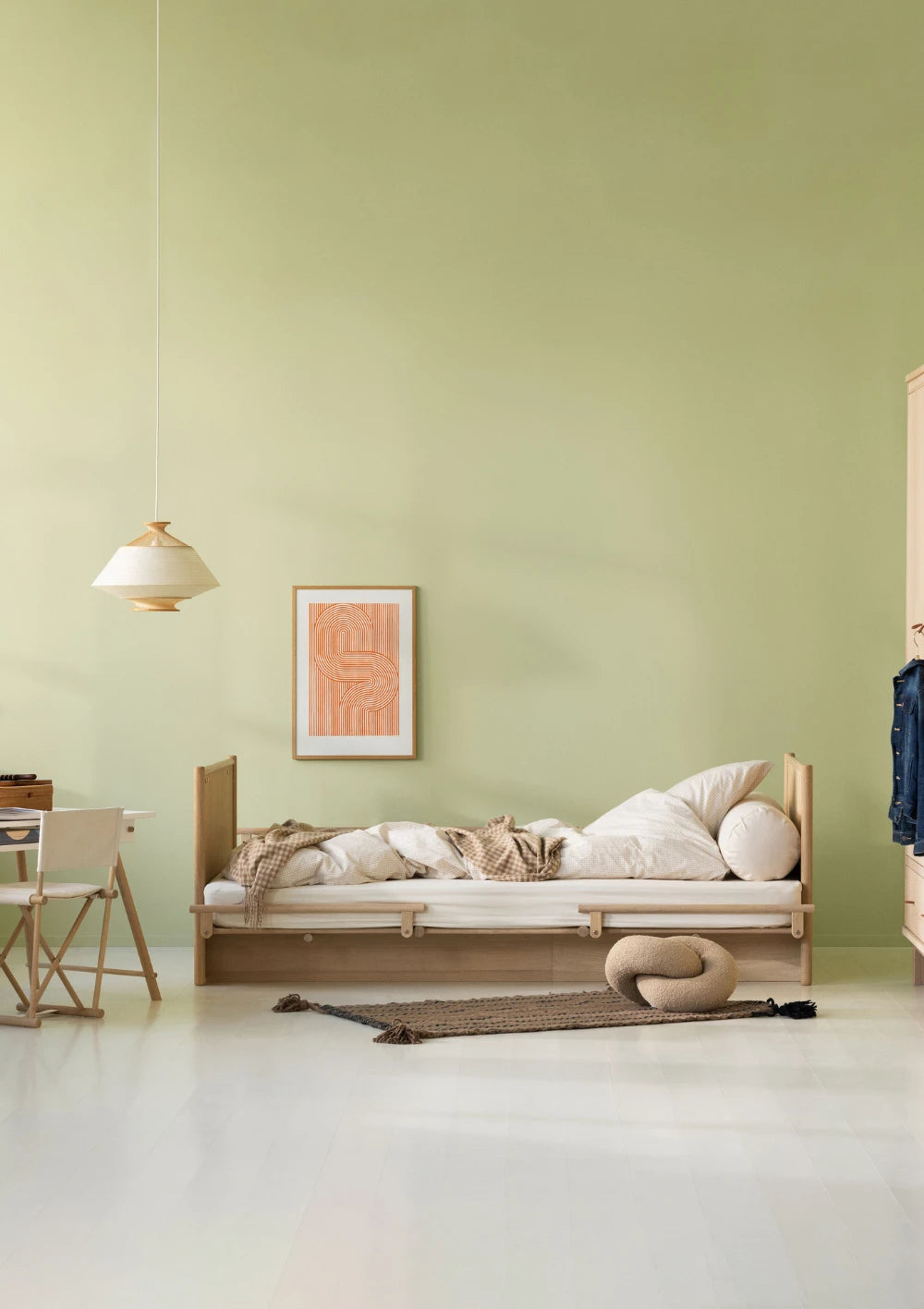 Oliver Furniture Baby- und Kinderbett 'Camp Novel' Eiche 200 x 120 cm
