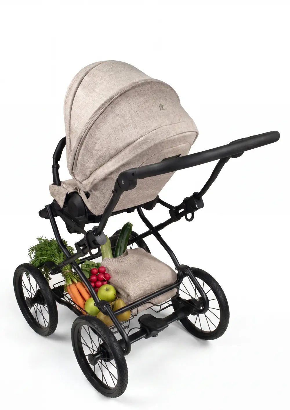 Angelcab Kinderwagen-Set 'C3-Series' Upminster – mit beladenem Korb
