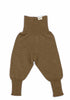 Merino Babyhose mit weichem Bund zum Mitwachsen Camel