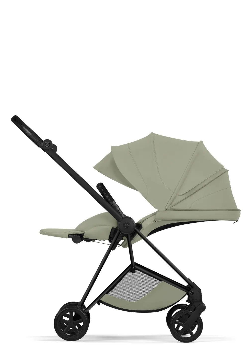 Cybex Kinderwagen-Set 'Mios' Sage Green / Matt Black Frame