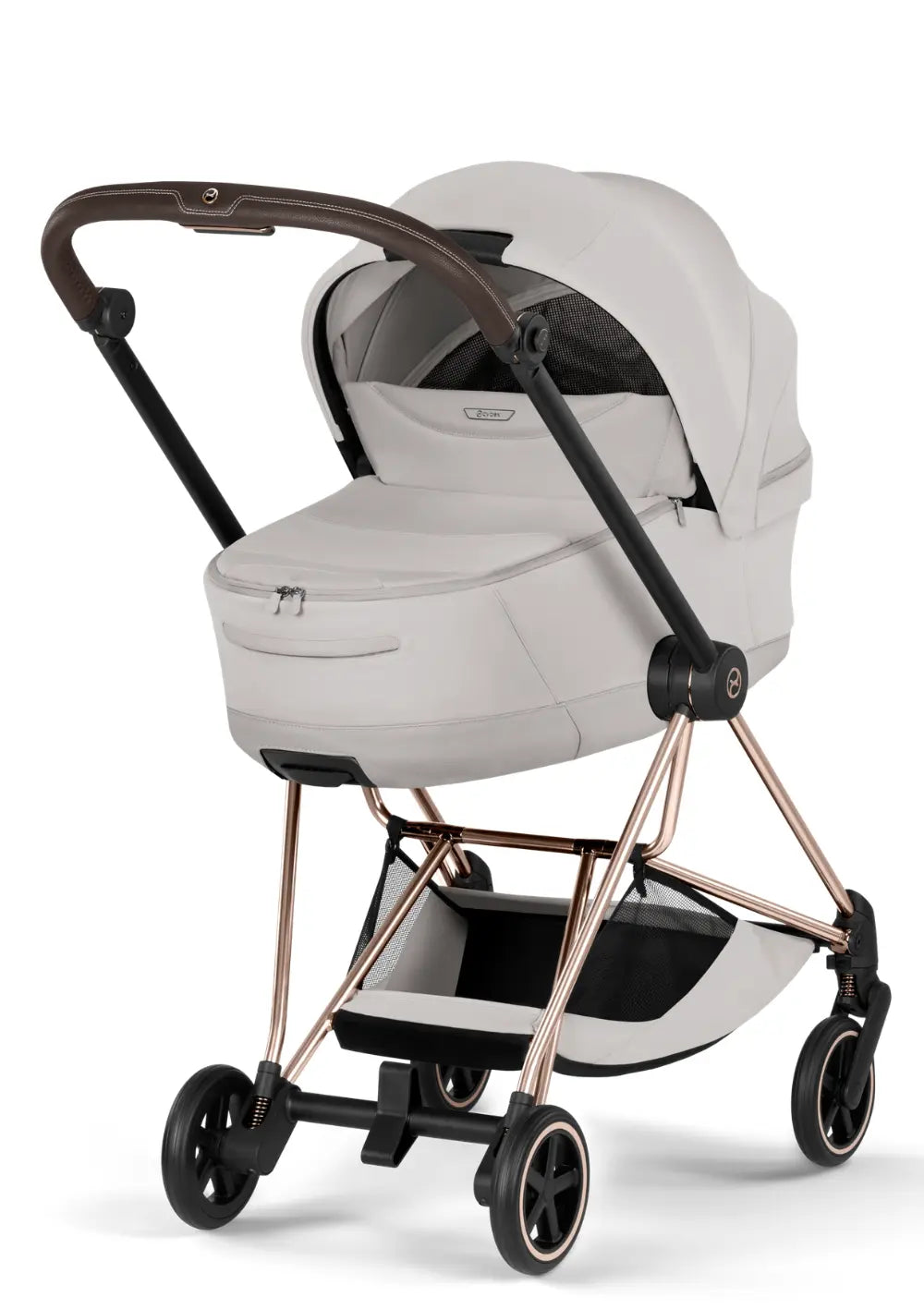 Cybex Kinderwagen-Set 'Mios' City Grey / Roségold Frame