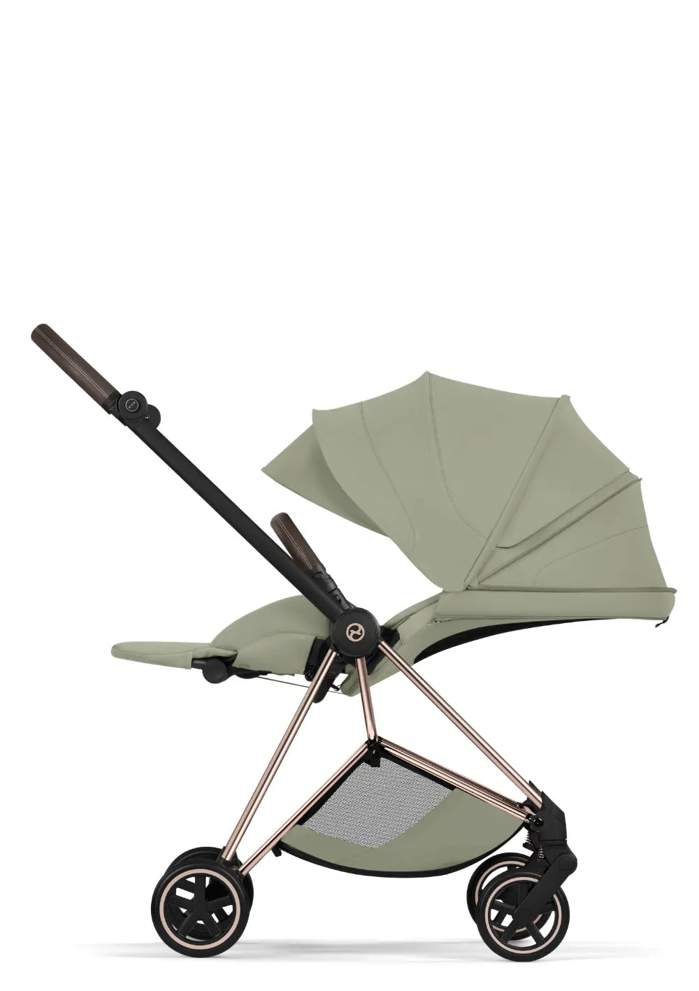 Cybex Kinderwagen-Set 'Mios' Sage Green / Roségold Frame