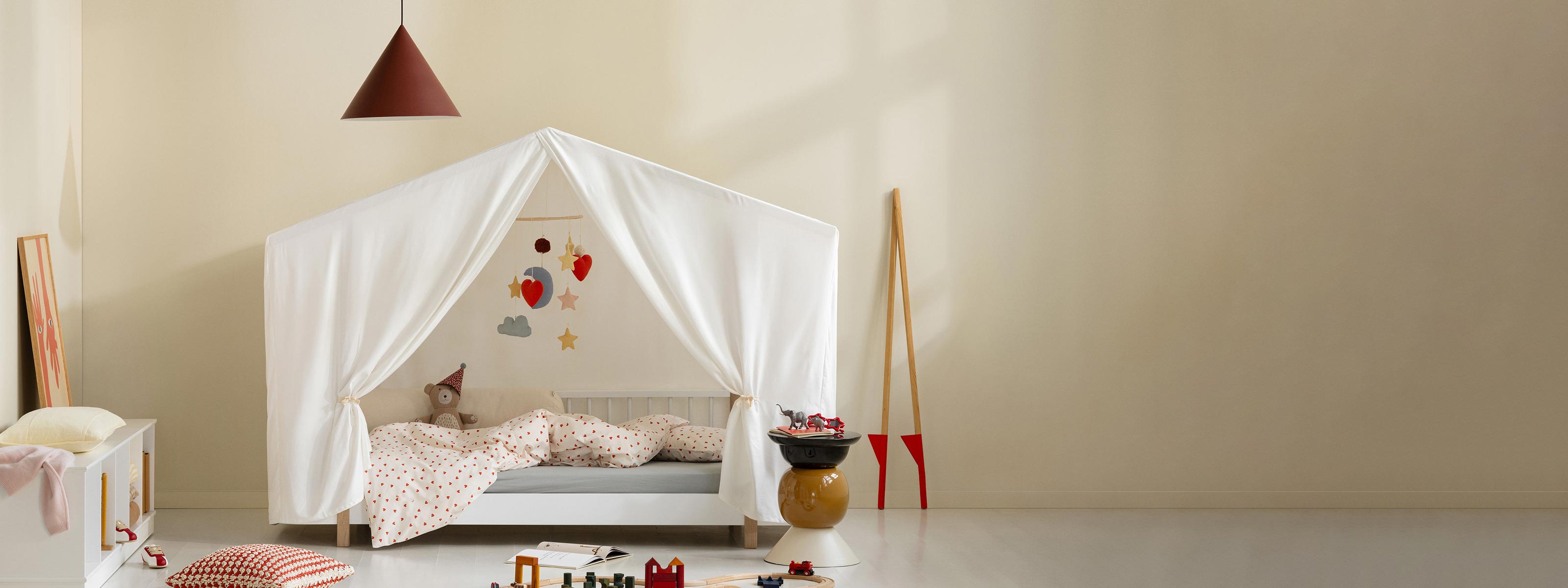 Oliver Furniture Hausbett mit Zelt