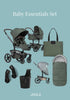 Baby Essentials Kinderwagen-Set 'Day5' Forest Green