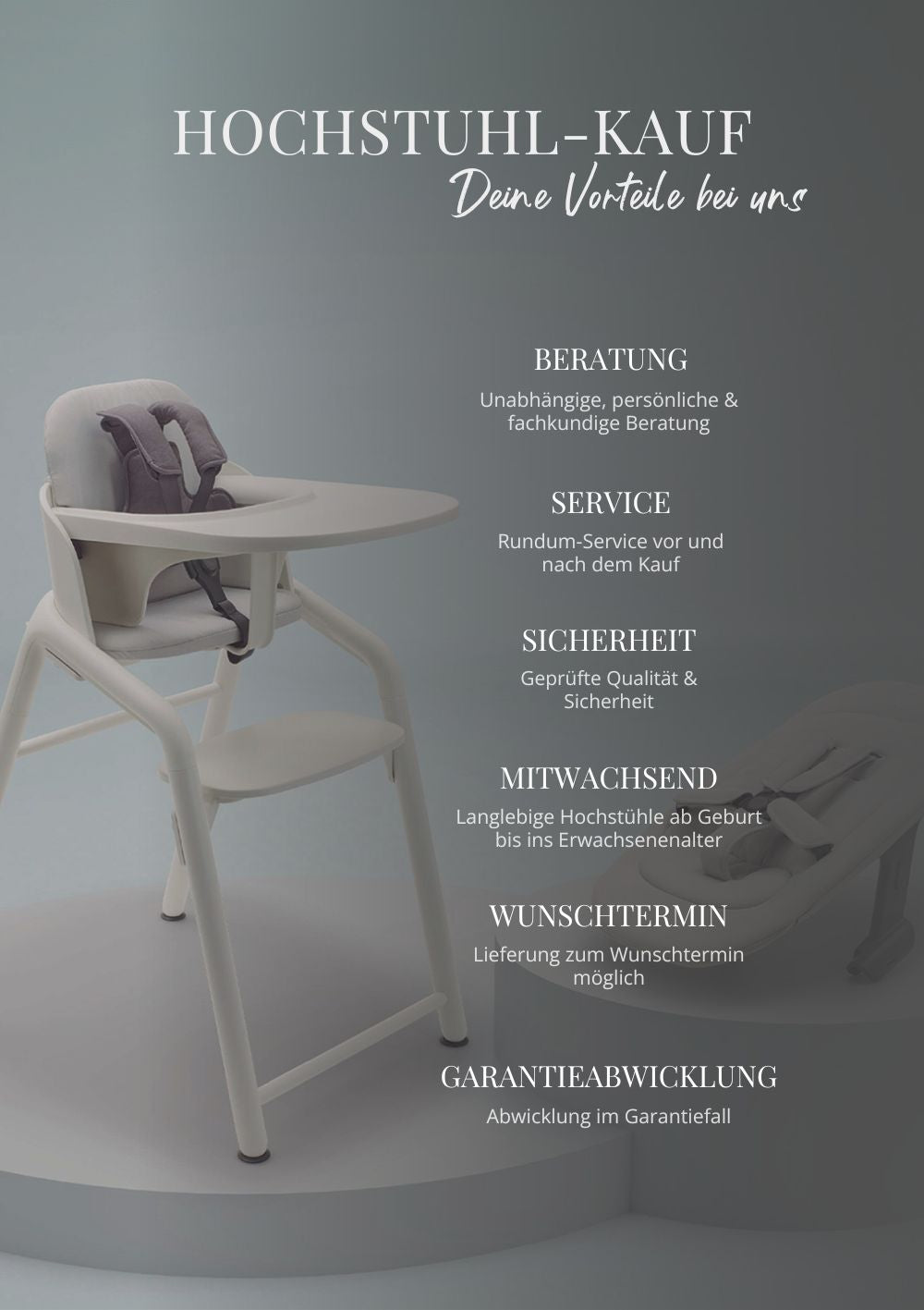 Hochstuhl-Kauf – Deine Vorteile bei KIND DER STADT