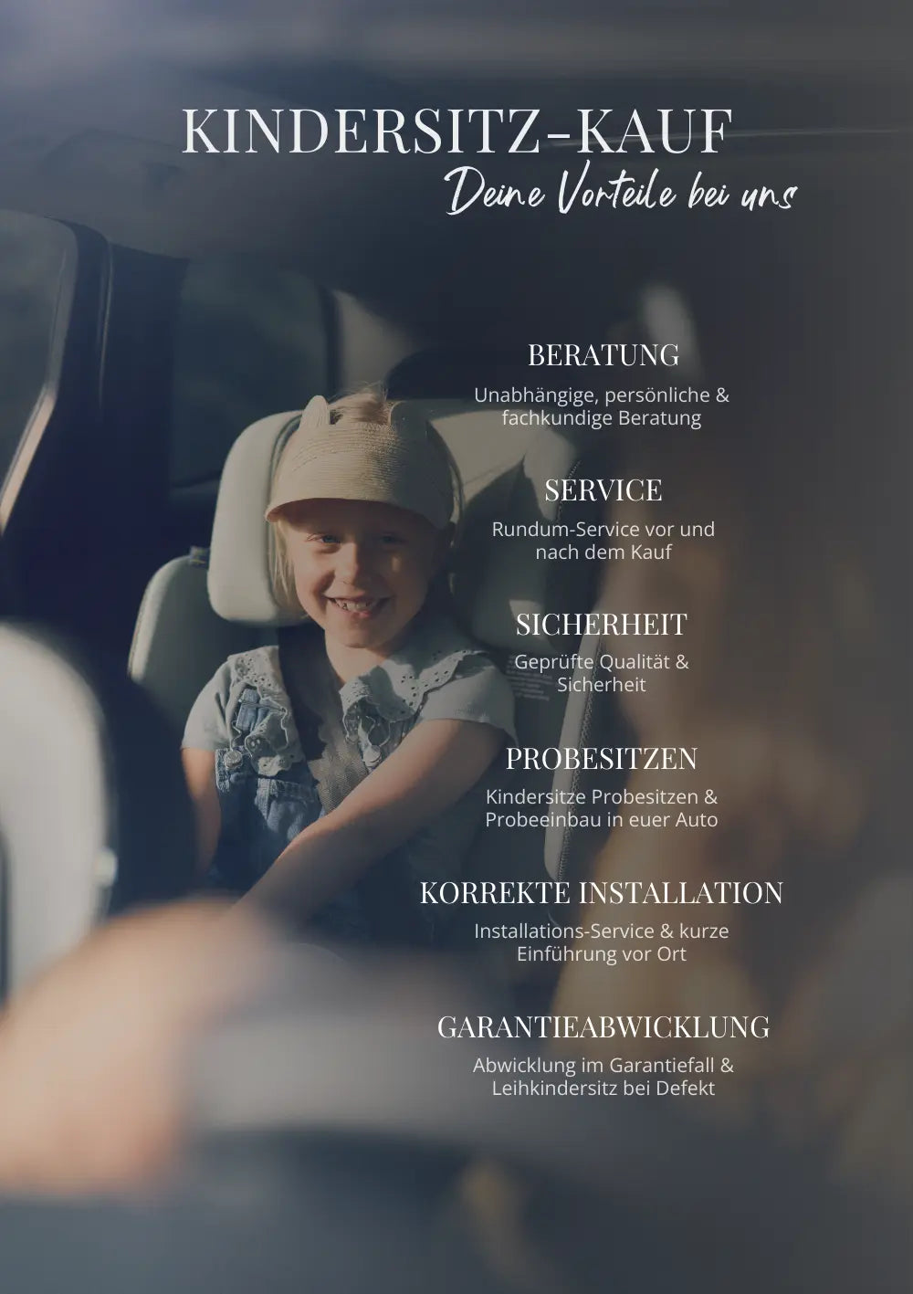 Kindersitz-Kauf – Vorteile bei KIND DER STADT