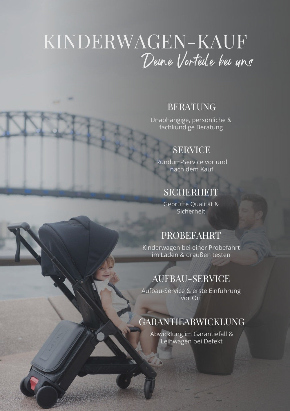 Kinderwagen-Kauf – Vorteile bei KIND DER STADT