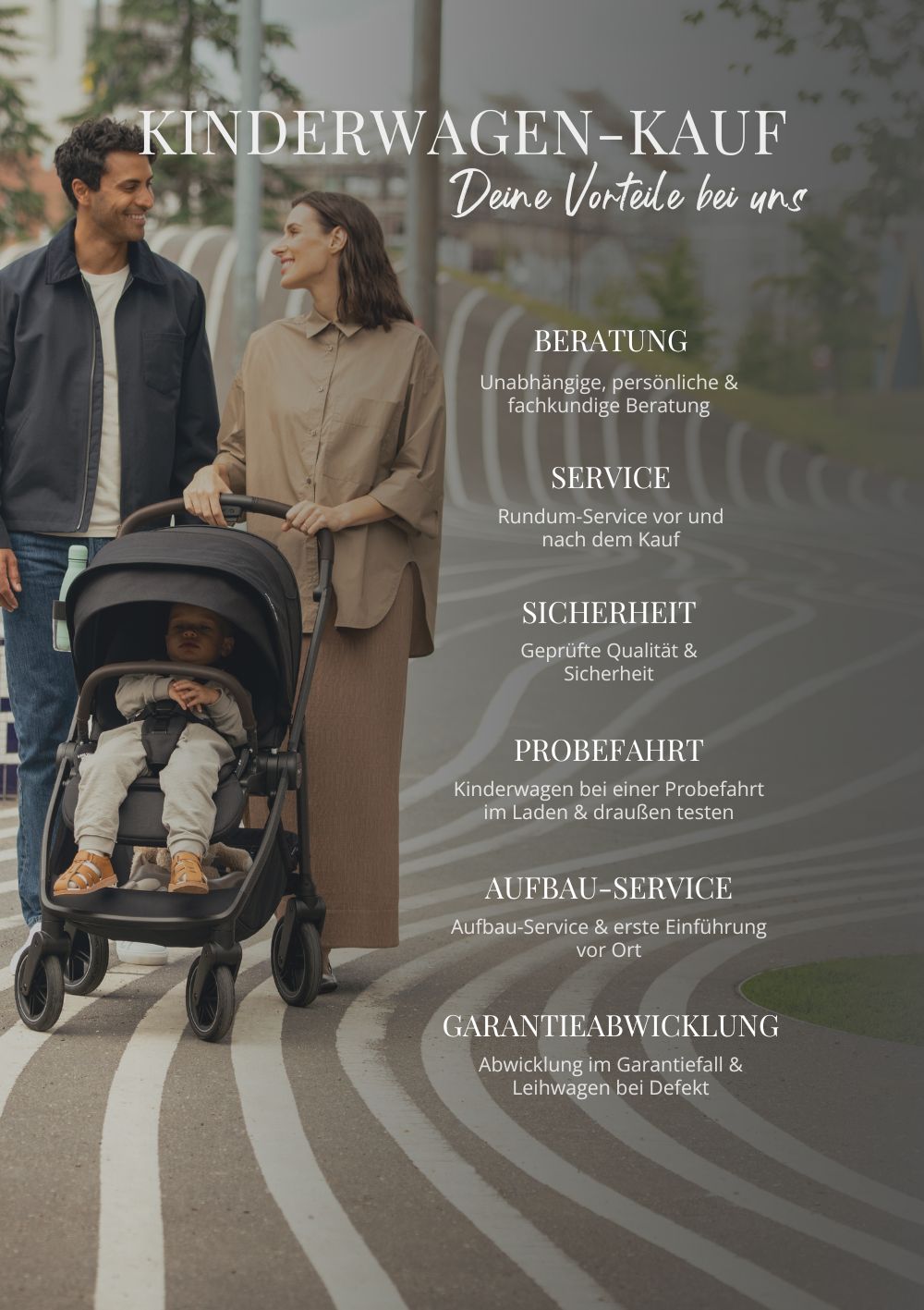 Kinderwagen-Kauf – Vorteile bei KIND DER STADT