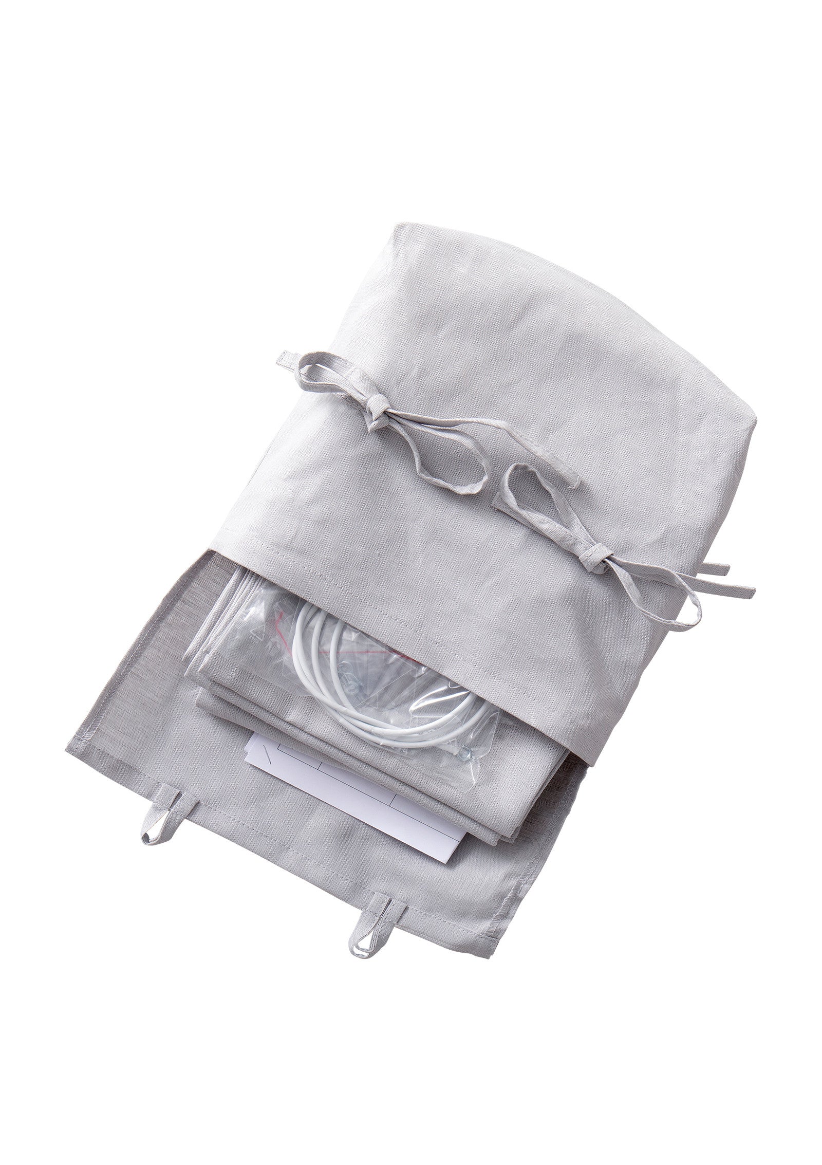 'Wood' Original Vorhang (138 cm) grau