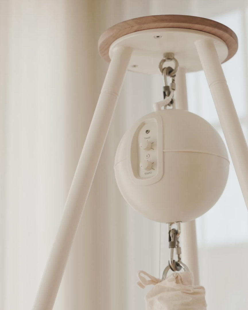 Video Moonboon Federwiege mit Gestell & Motor