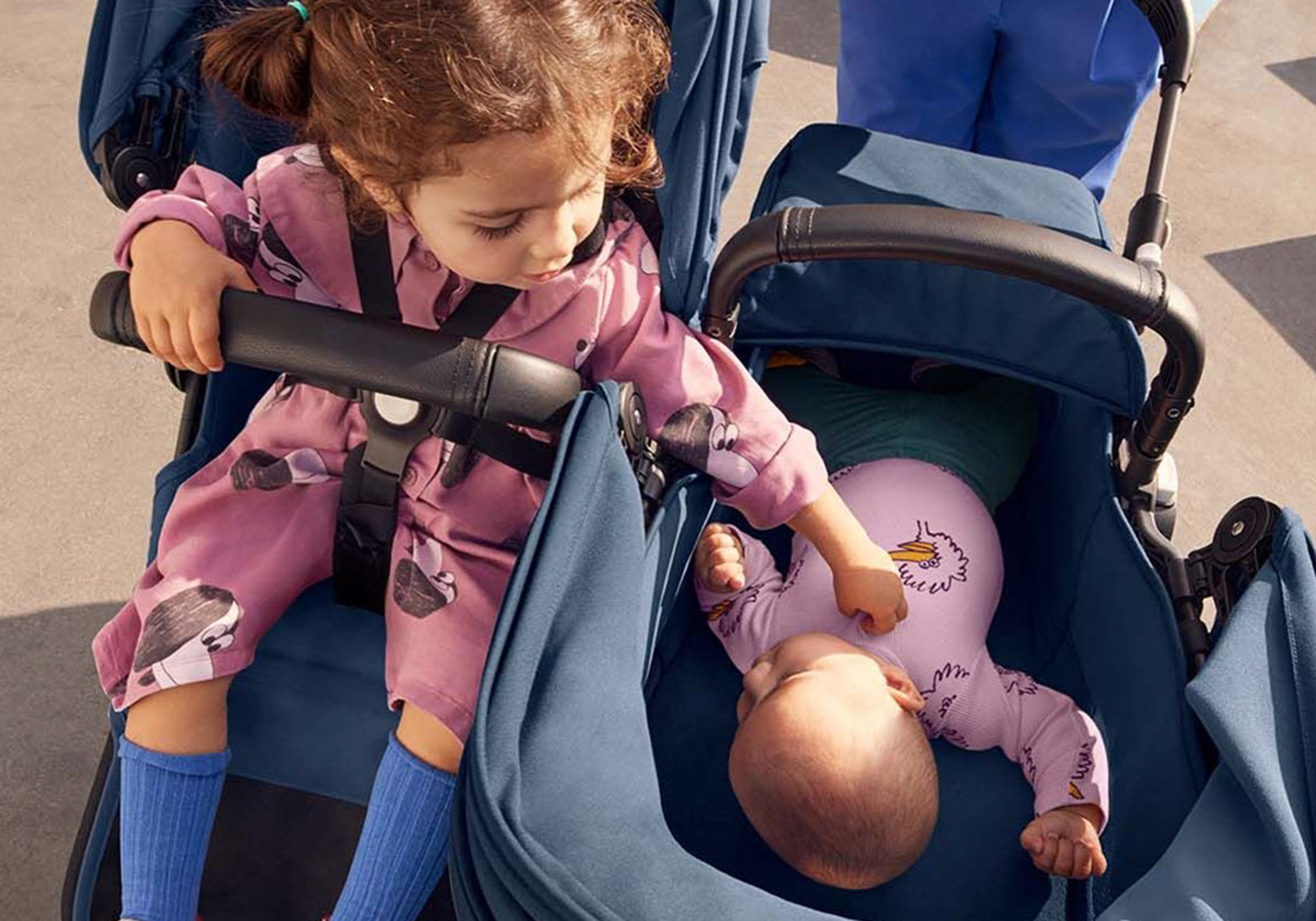 Kinderwagen-Modell: Geschwisterwagen