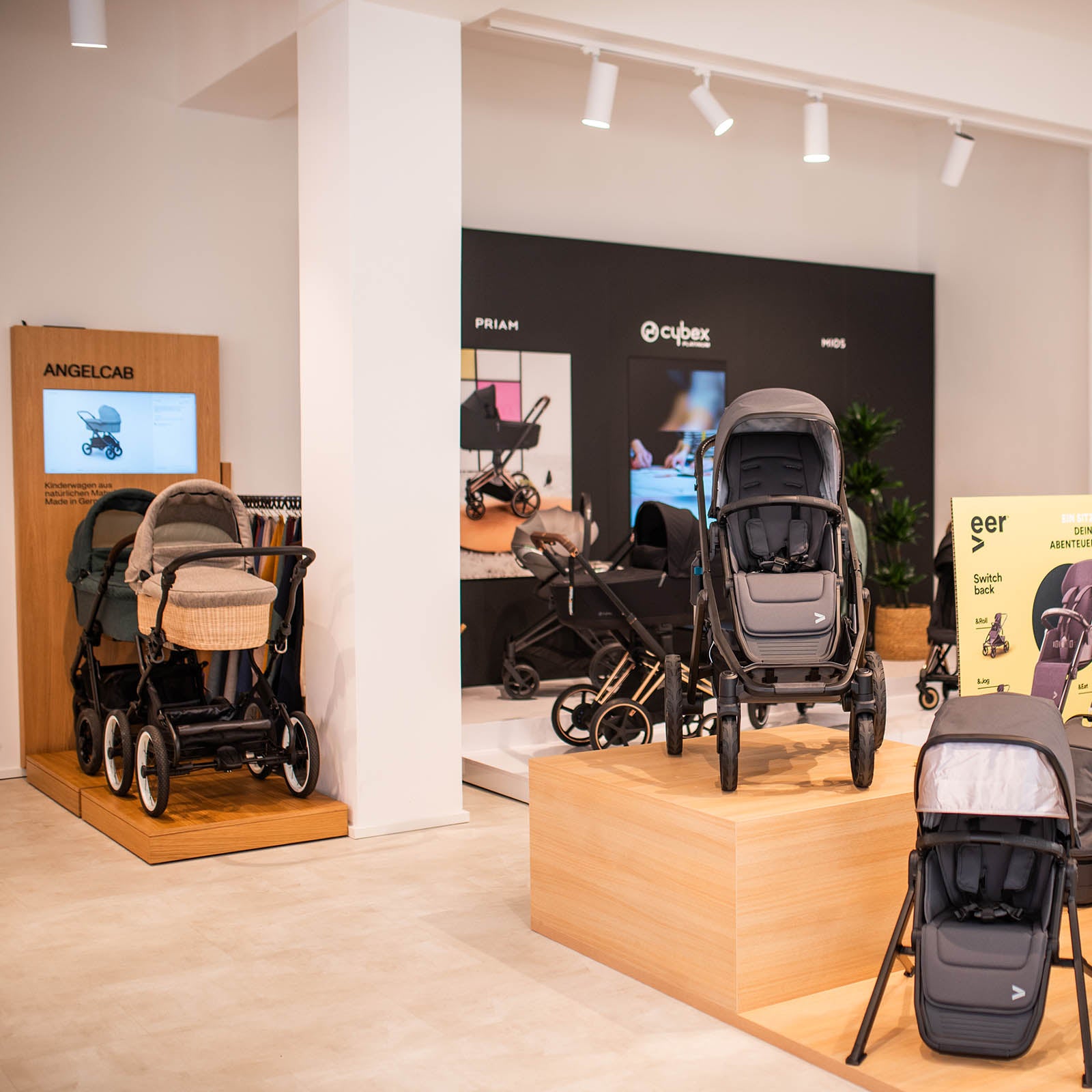 Kinderwagen von Angelcab, Cybex, Veer, Joolz & Bugaboo bei KIND DER STADT Münster