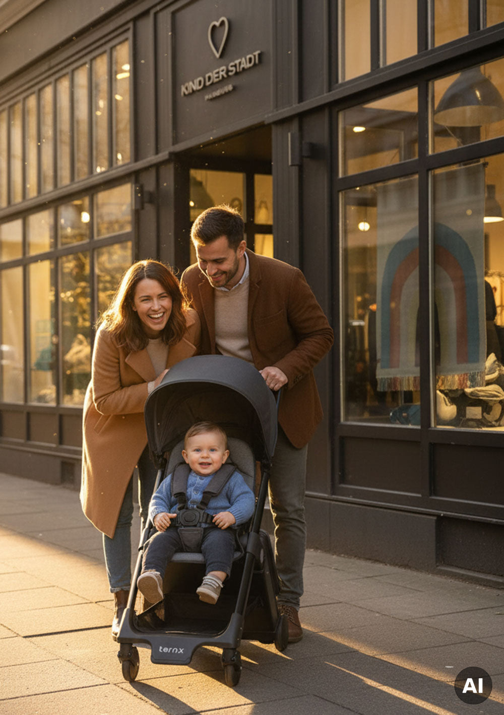 TernX Kinderwagen - Bild ist KI-generiert