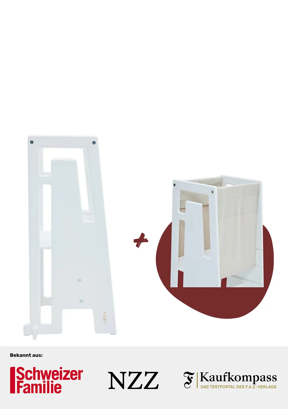Tuki Starterset white Lernturm + Startertuch
