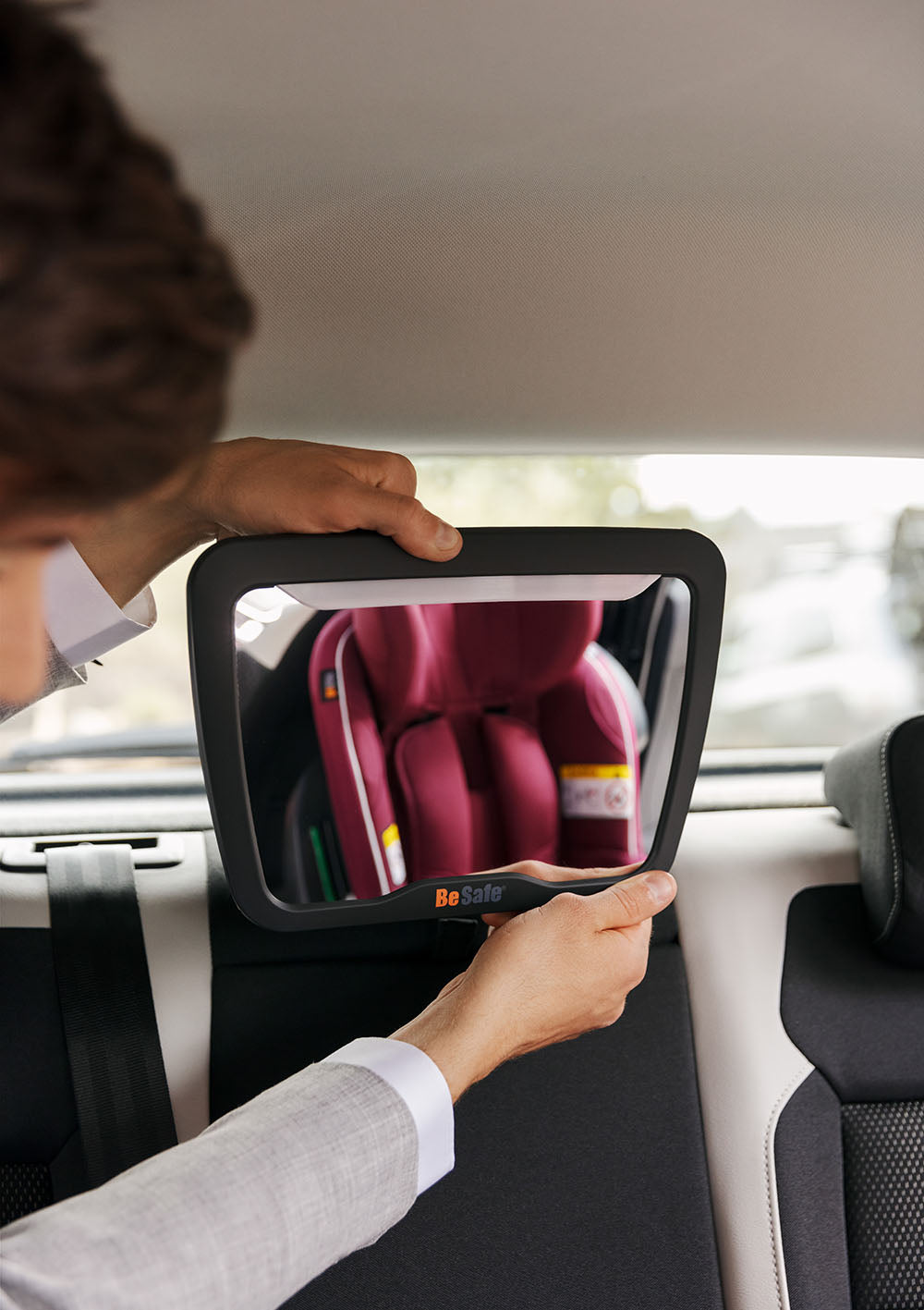 Babyspiegel XL2 mit LED-Licht