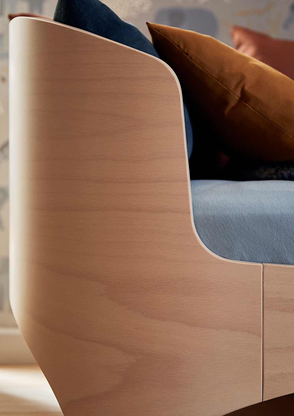 Baby-/Juniorbett 'Classic' Whitewash 120-150 x 70 cm