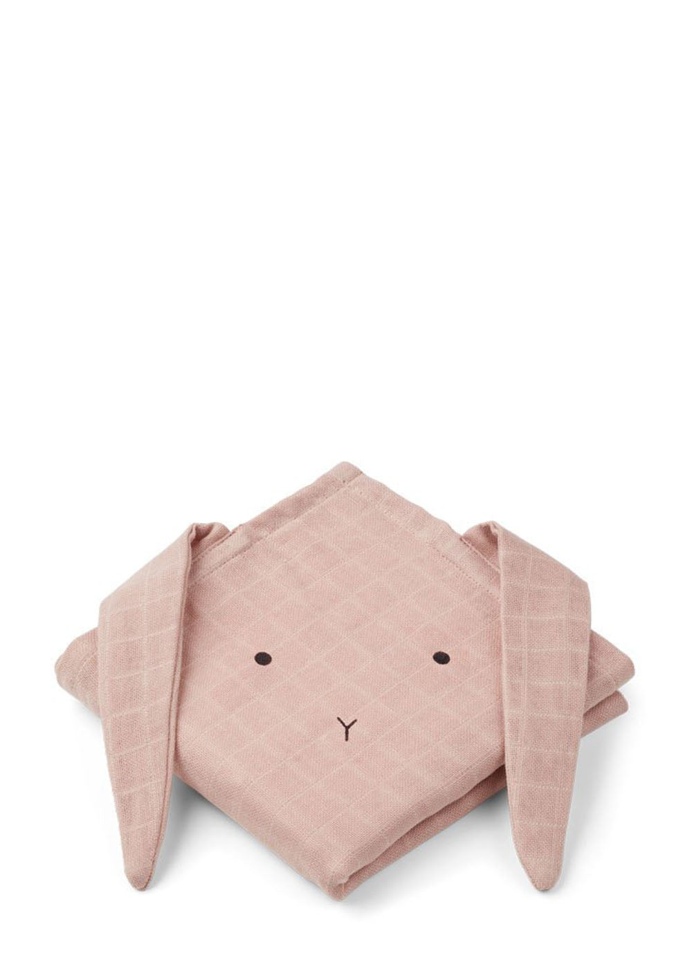 Mulltuch 'Hannah' 2er-Set Rabbit rose