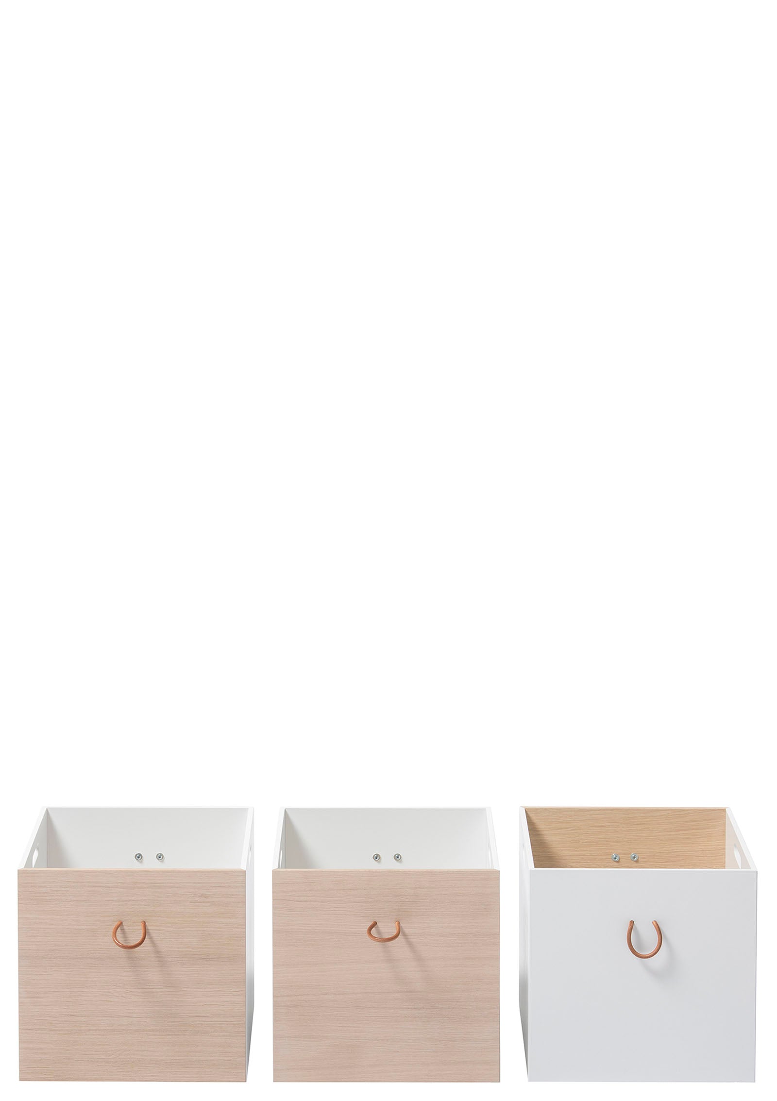 Oliver Furniture Wood Kisten weiß/eiche