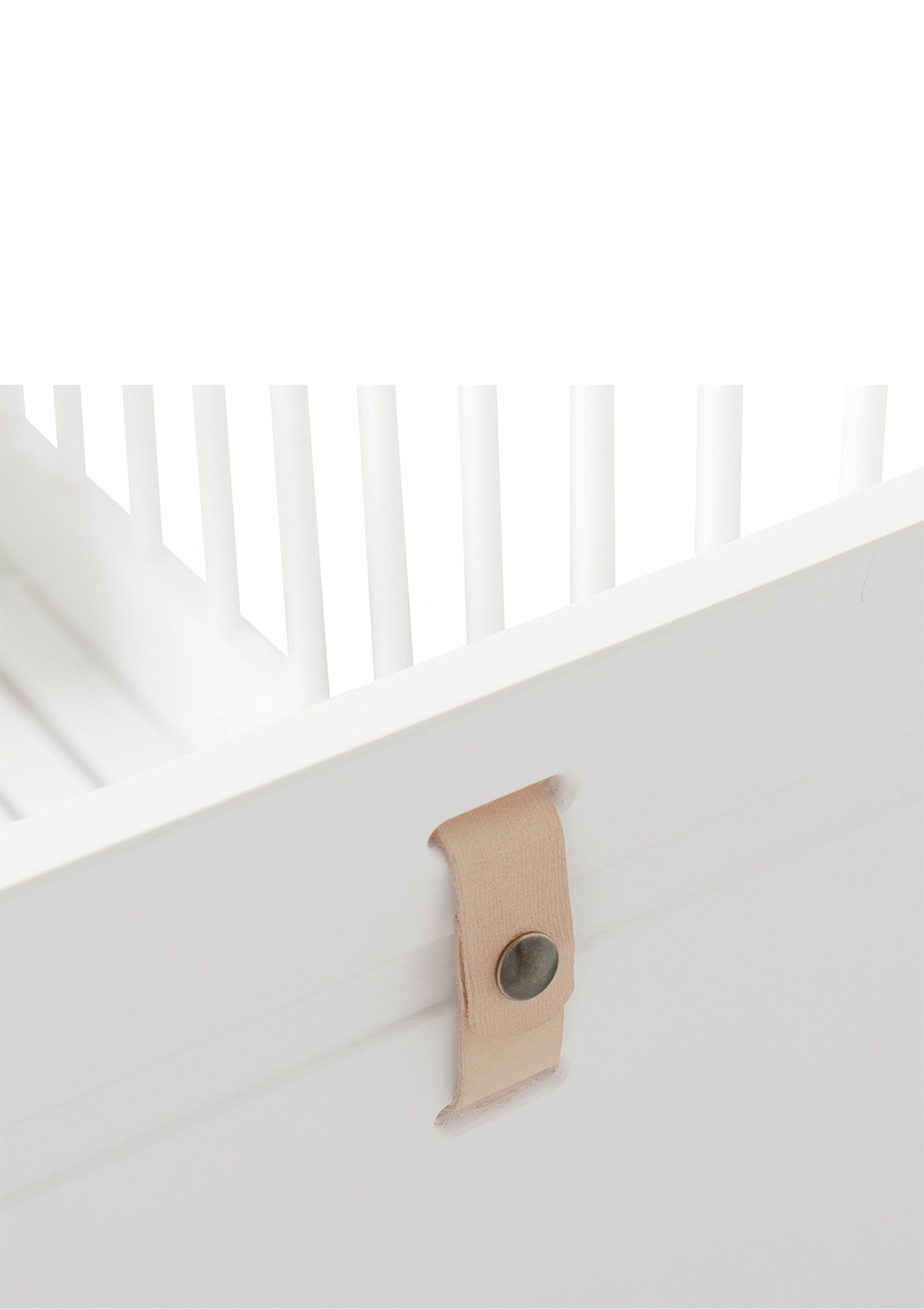 Babybett 'Wood Mini+ basic' Weiss/Eiche