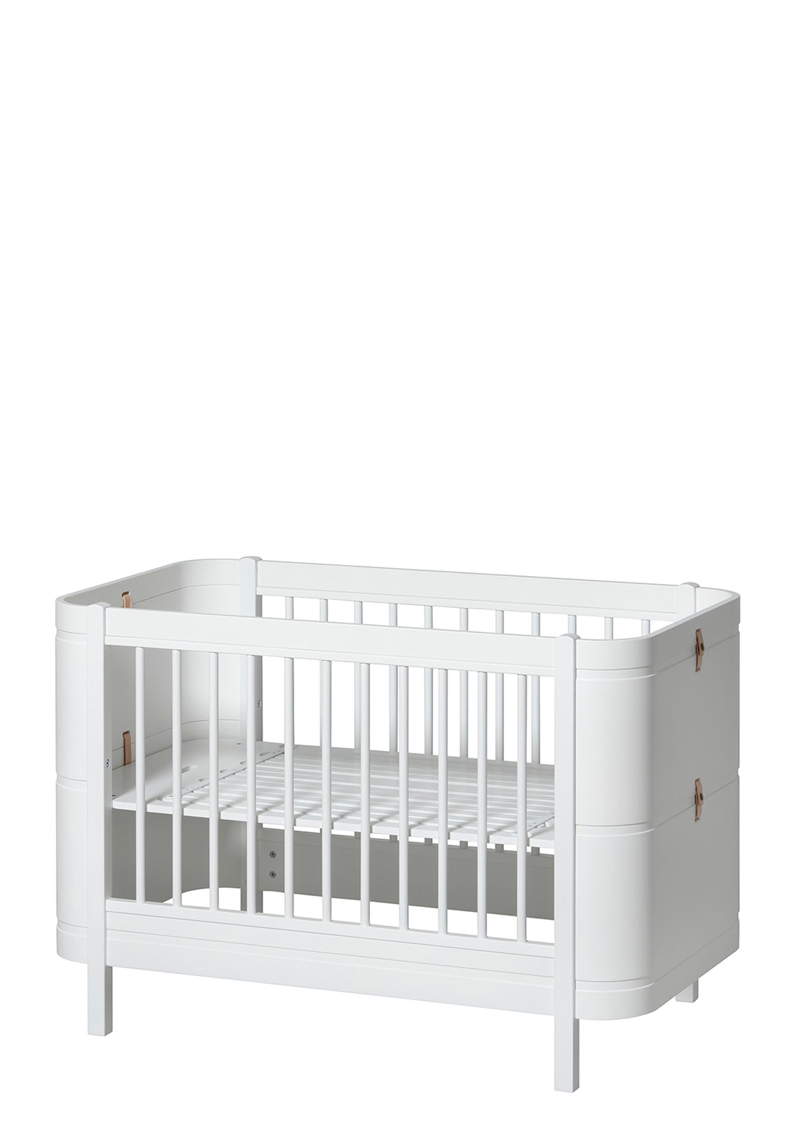 Babybett 'Wood Mini+ basic' Weiss