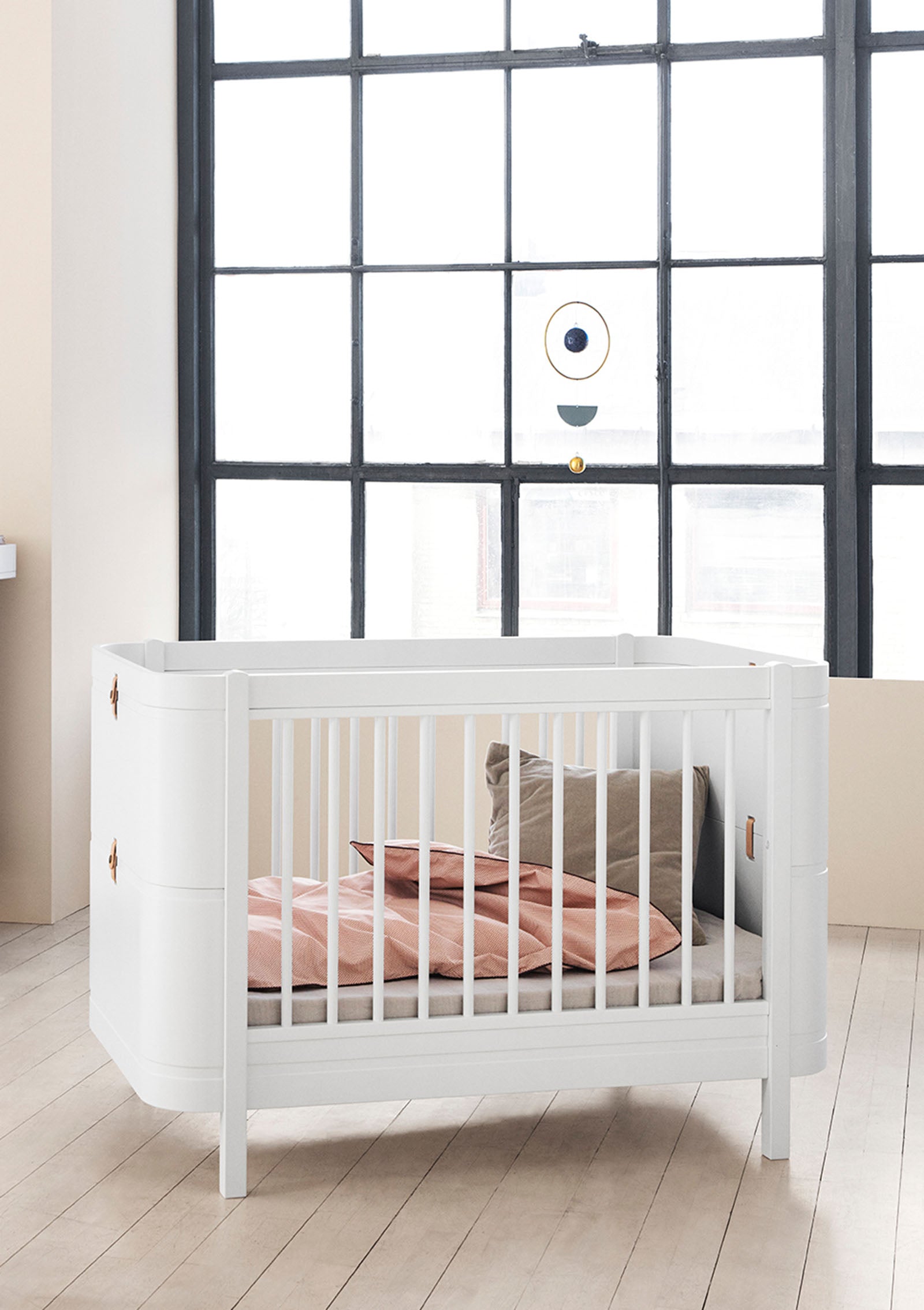 Oliver Furniture Babybett Wood Mini Weiss KIND DER STADT