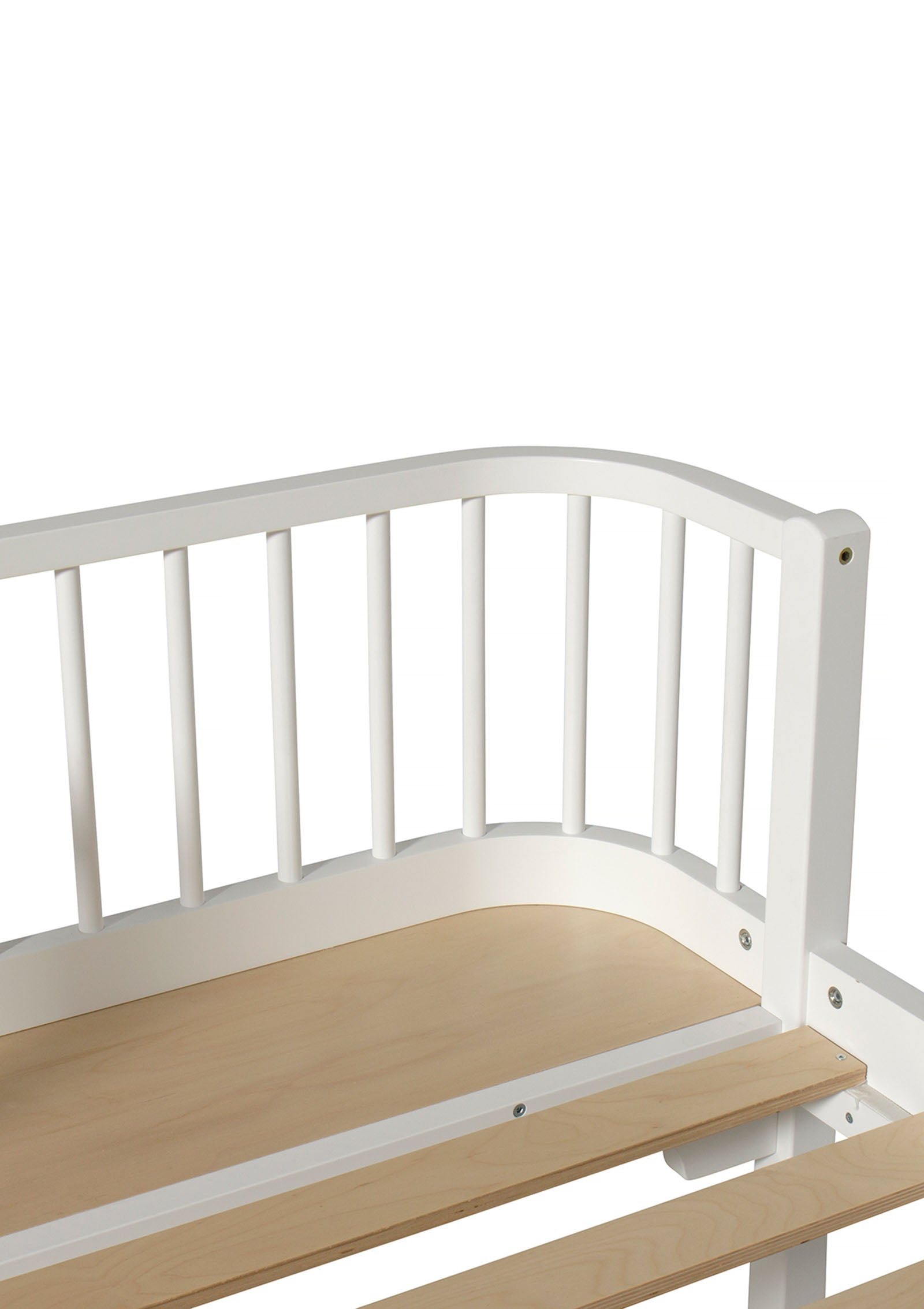 'Wood' Einzelbett weiß