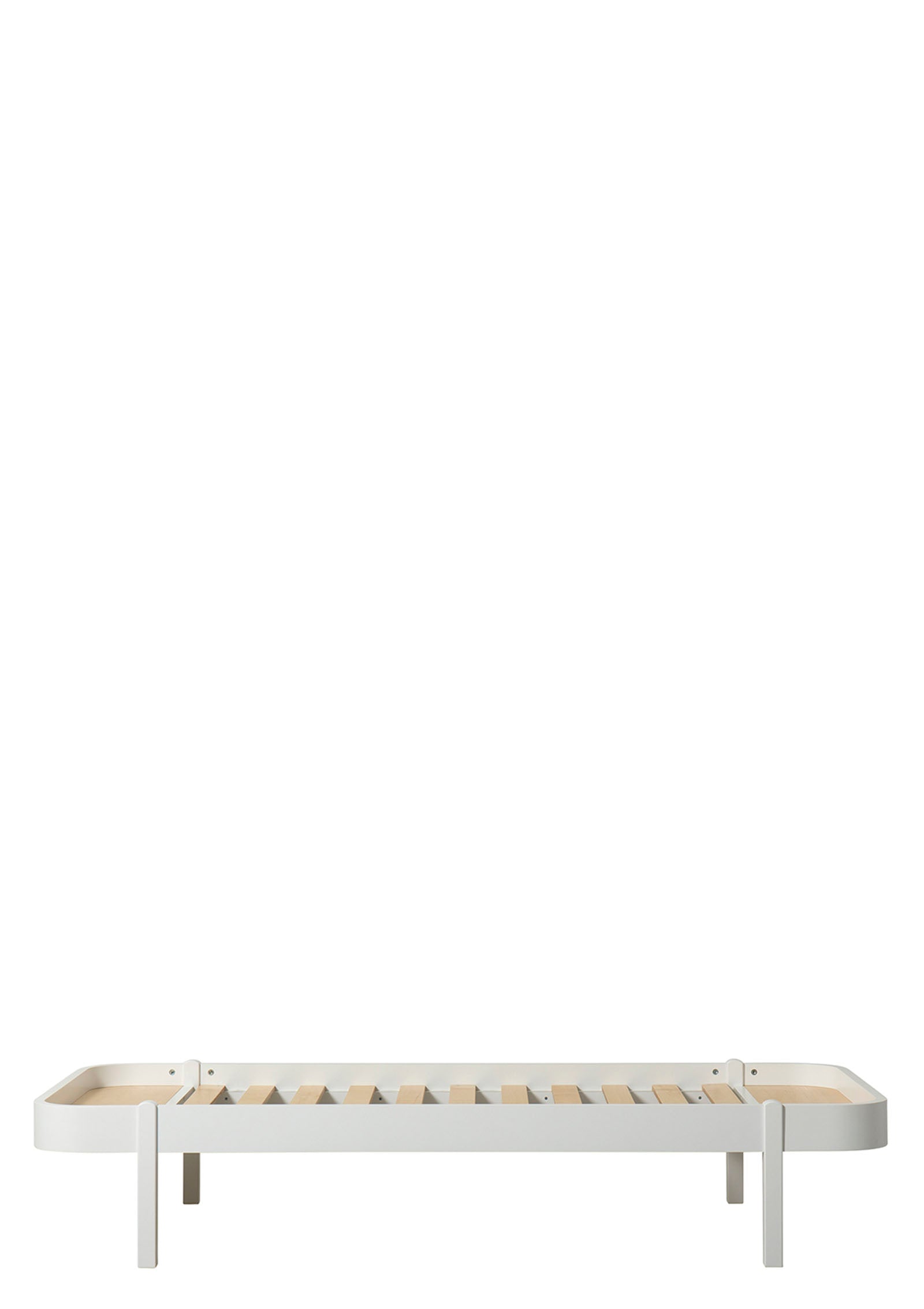 Oliver Furniture Wood Lounger Bett weiß