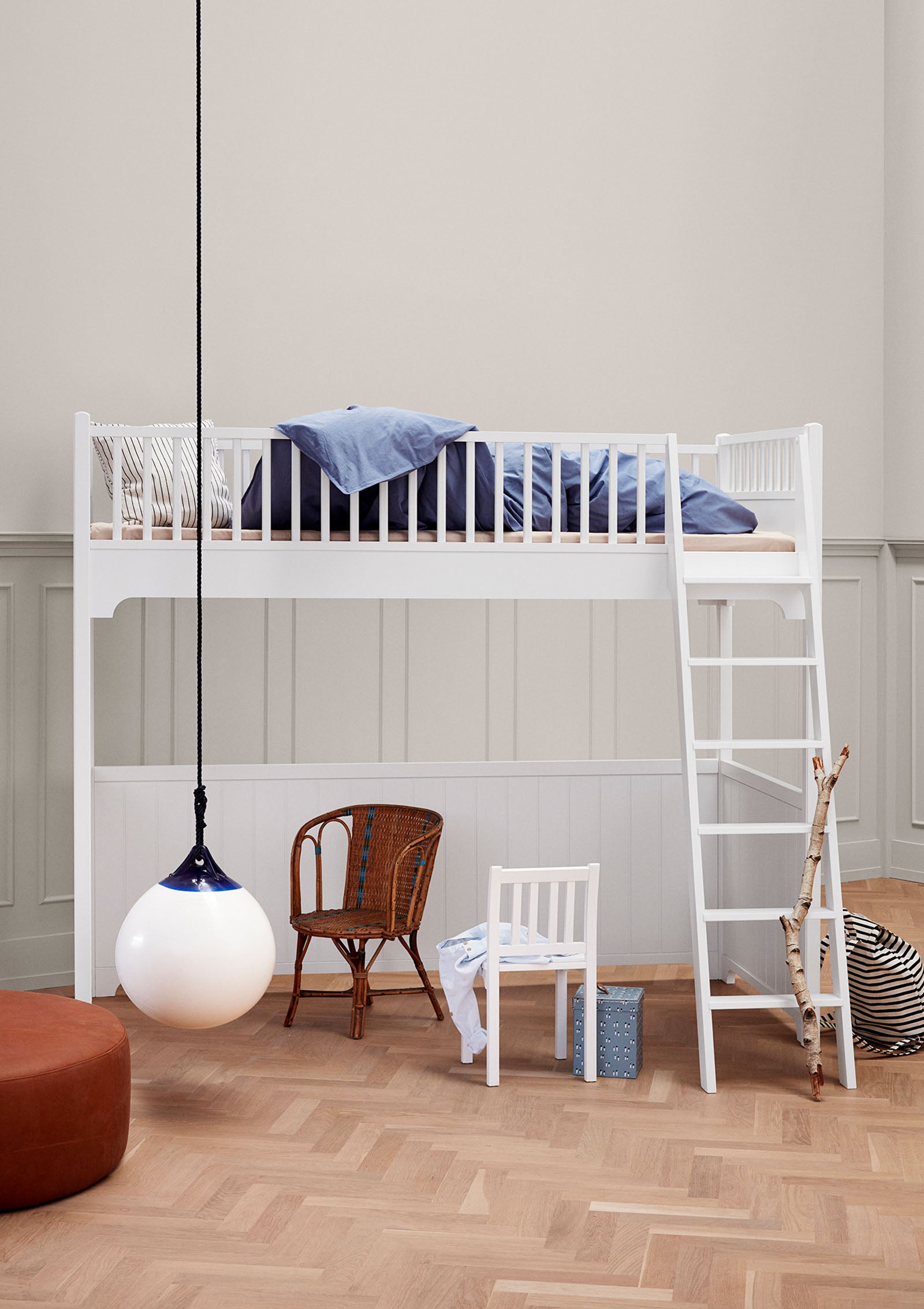 'Seaside' Hochbett weiß