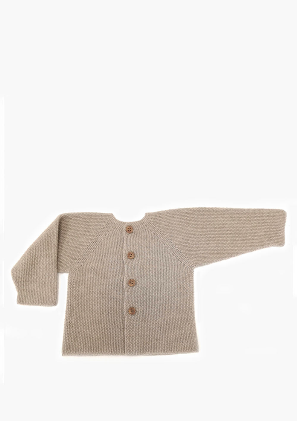 Babyjacke Reiskornoptik beige