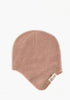 Babymütze mit Ohrenklappen puder