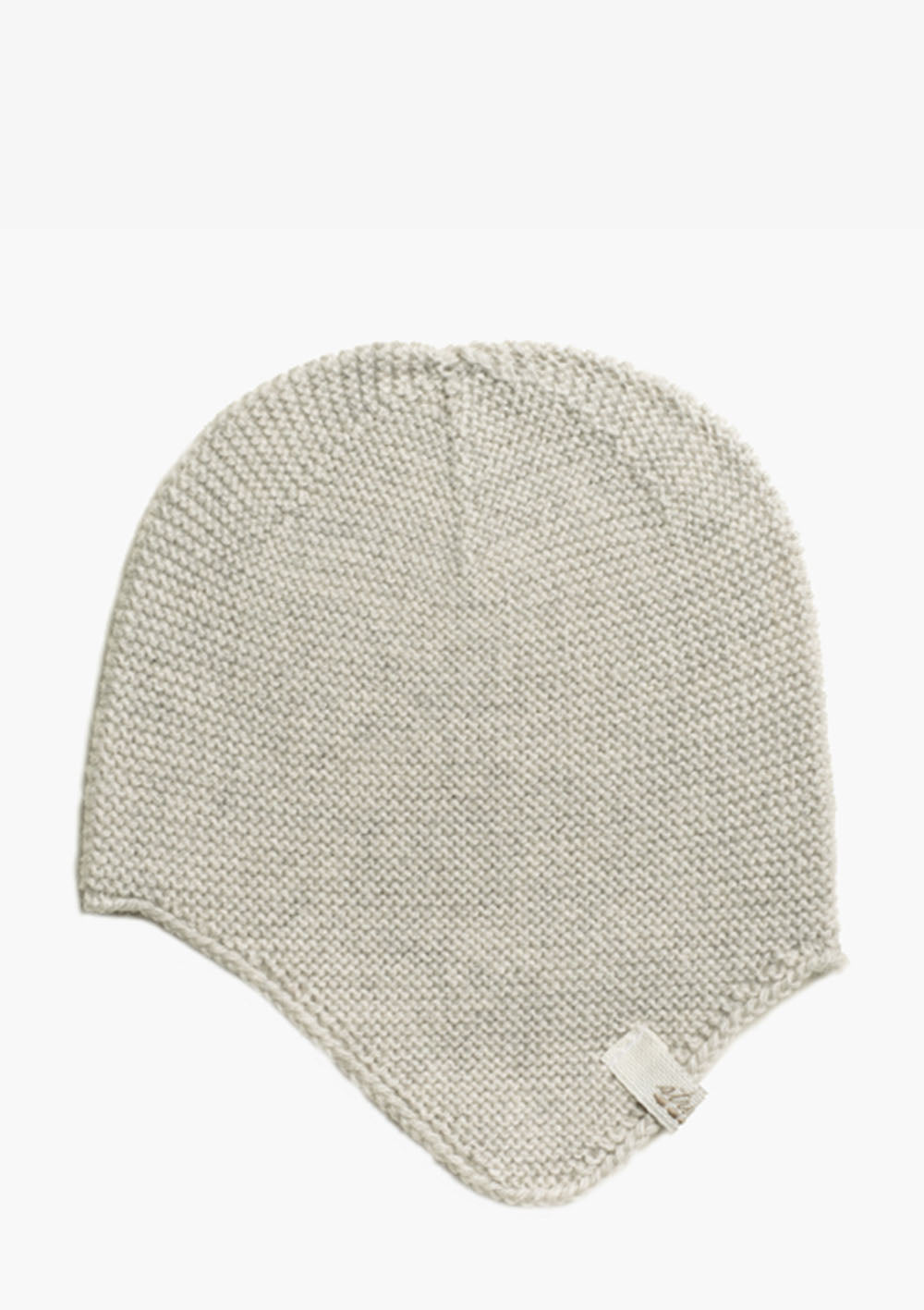 Babymütze mit Ohrenklappen stein
