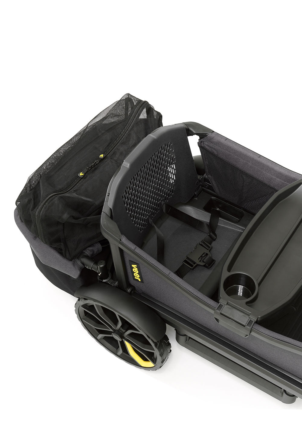 Veer Hecktasche dunkelgrau / schwarz