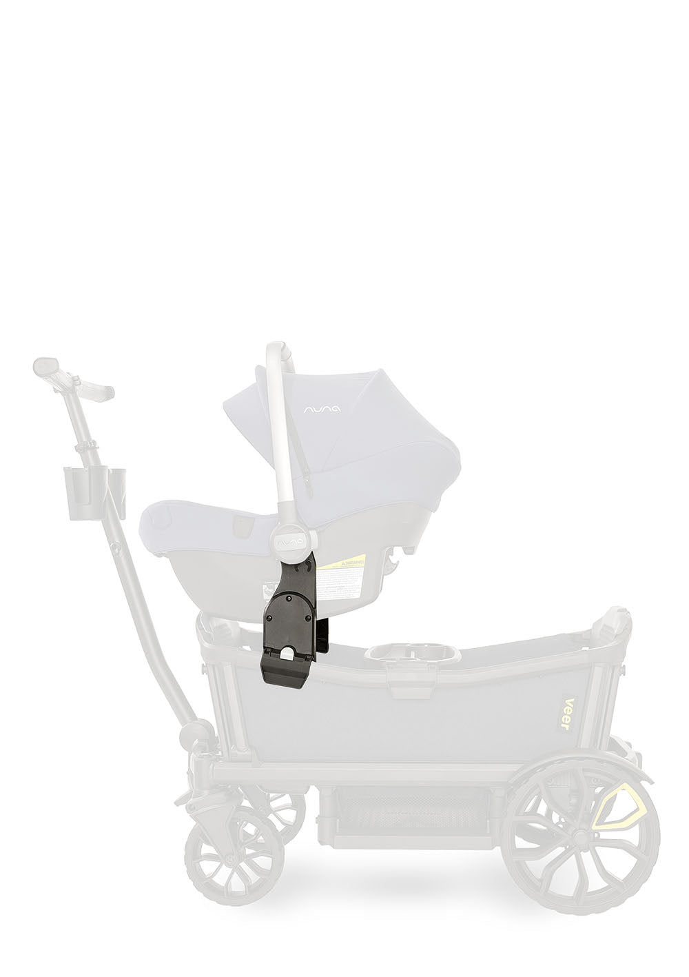 VEER Autositz Adapter (Cybex/Maxi-Cosi/Nuna) schwarz