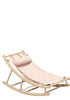 Kleinkind-Wippe 'Wood' Eiche/rosa