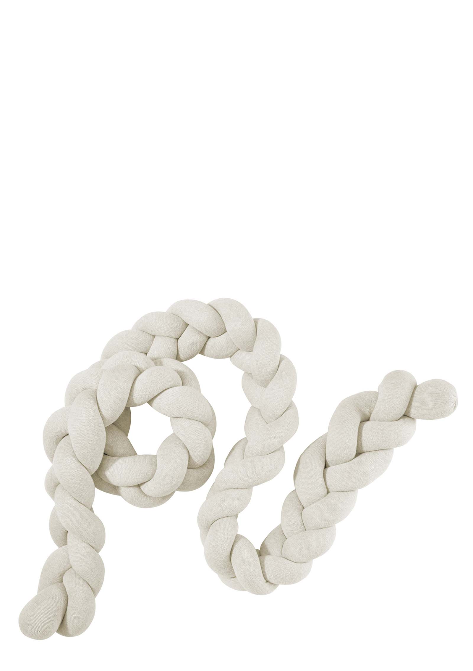 Bettschlange geflochten natur