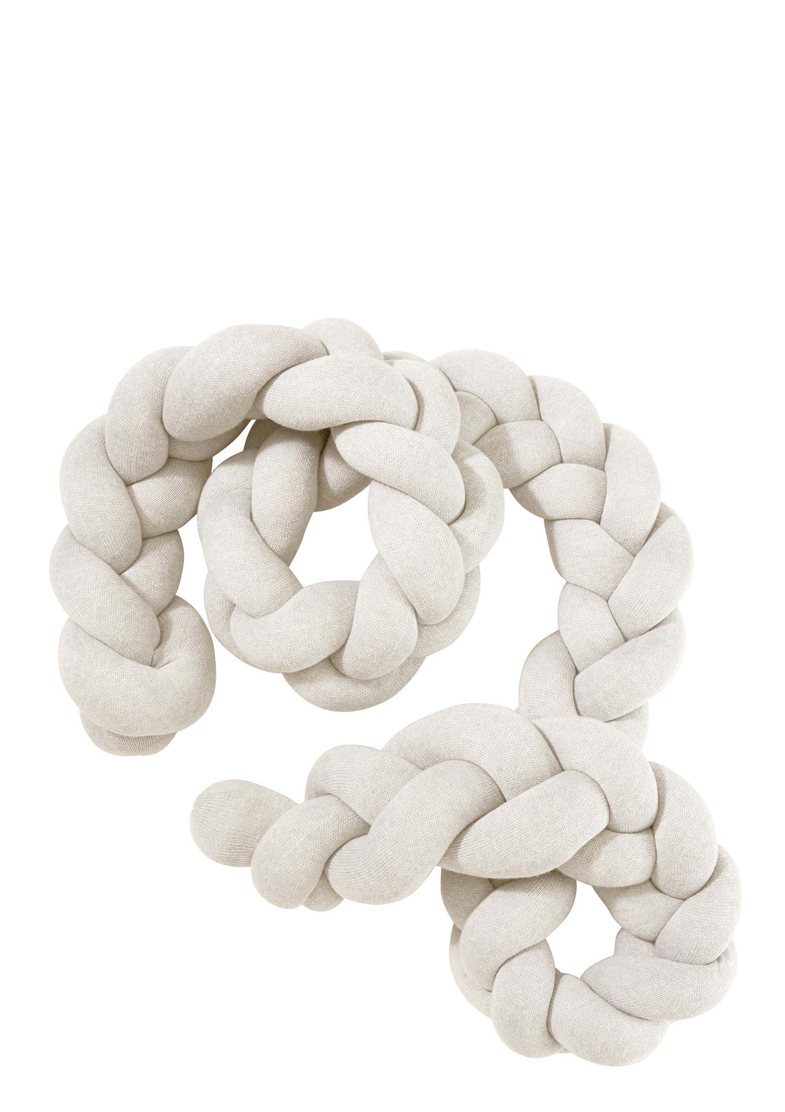 Bettschlange XL geflochten natur