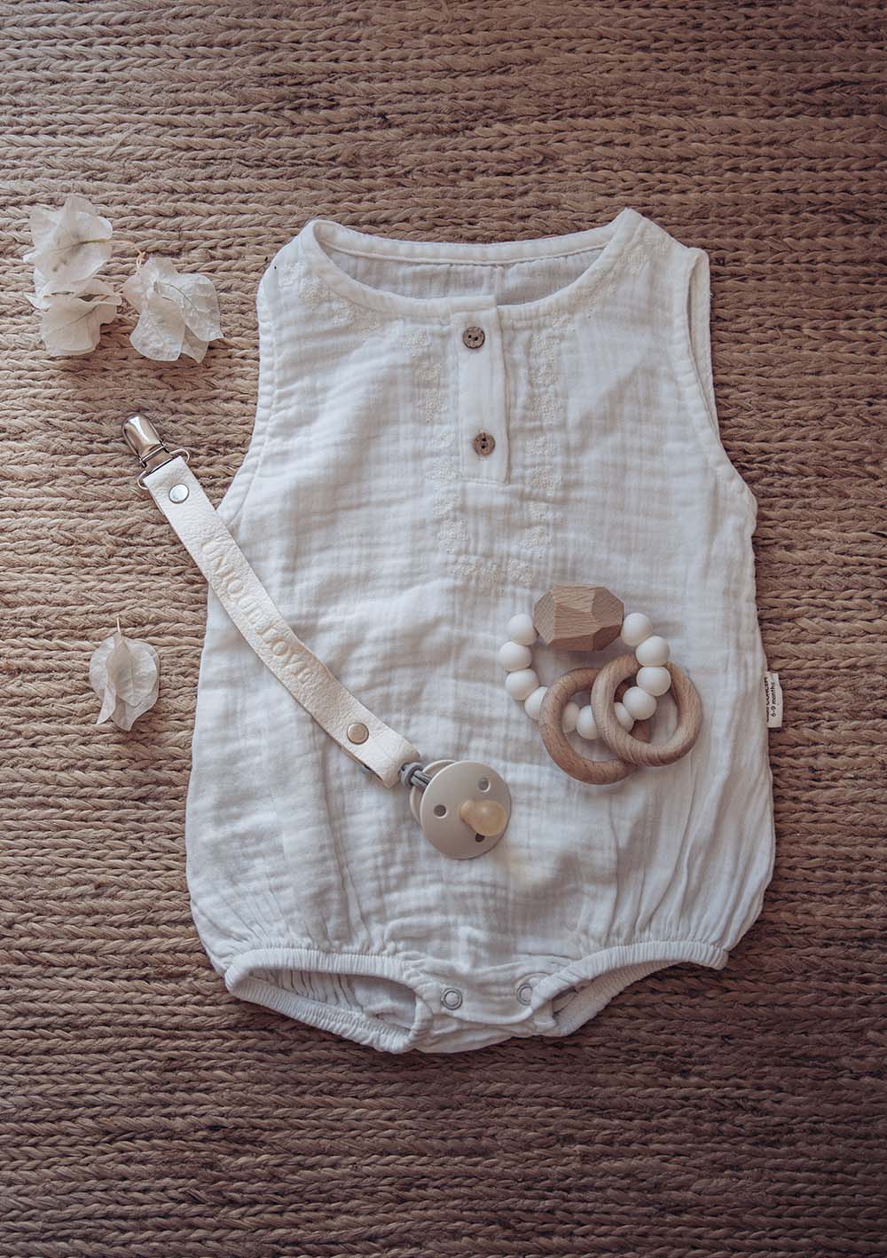 Musselin Body soft white