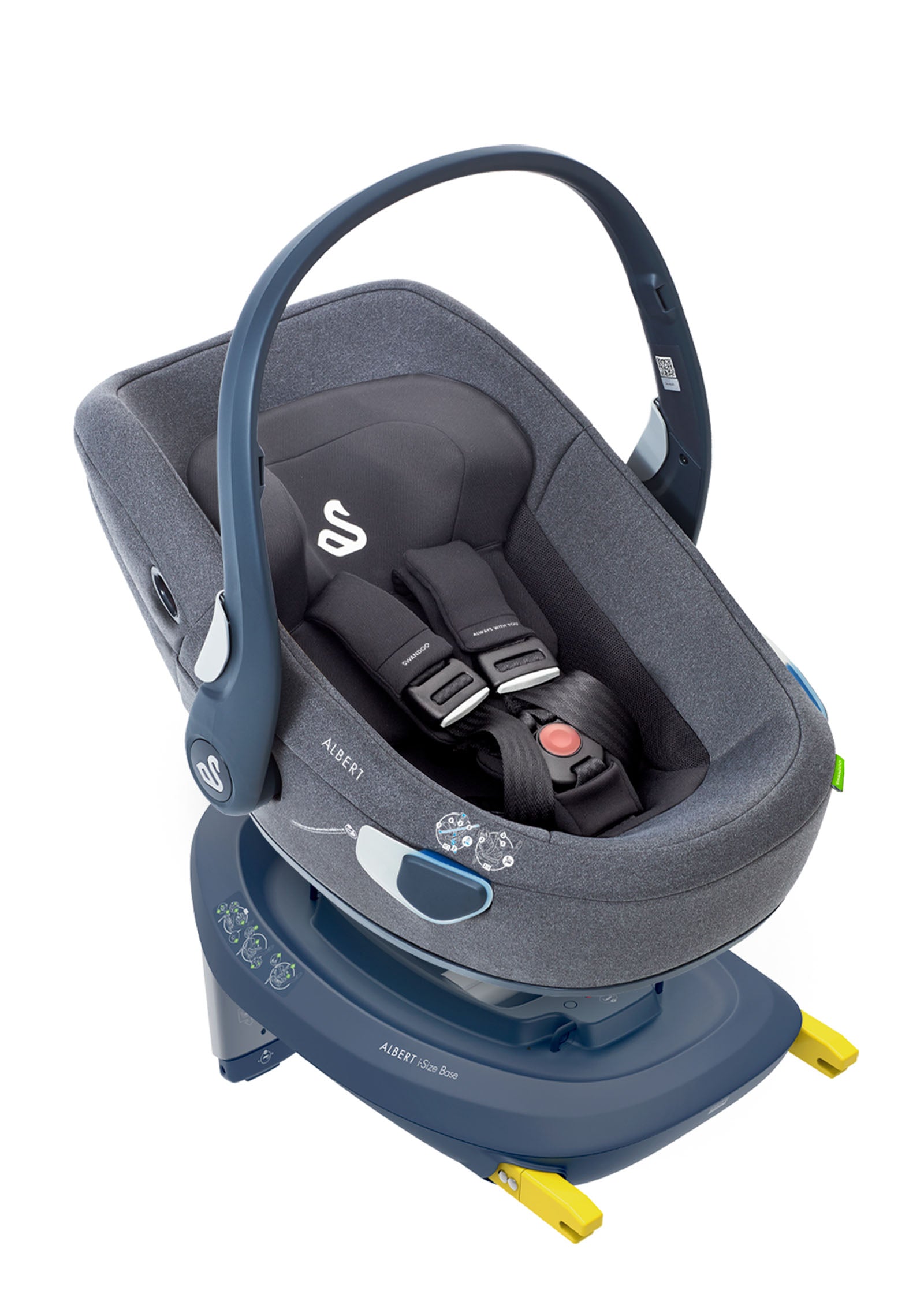 Babyschale Albert i-Size Sesame Grey