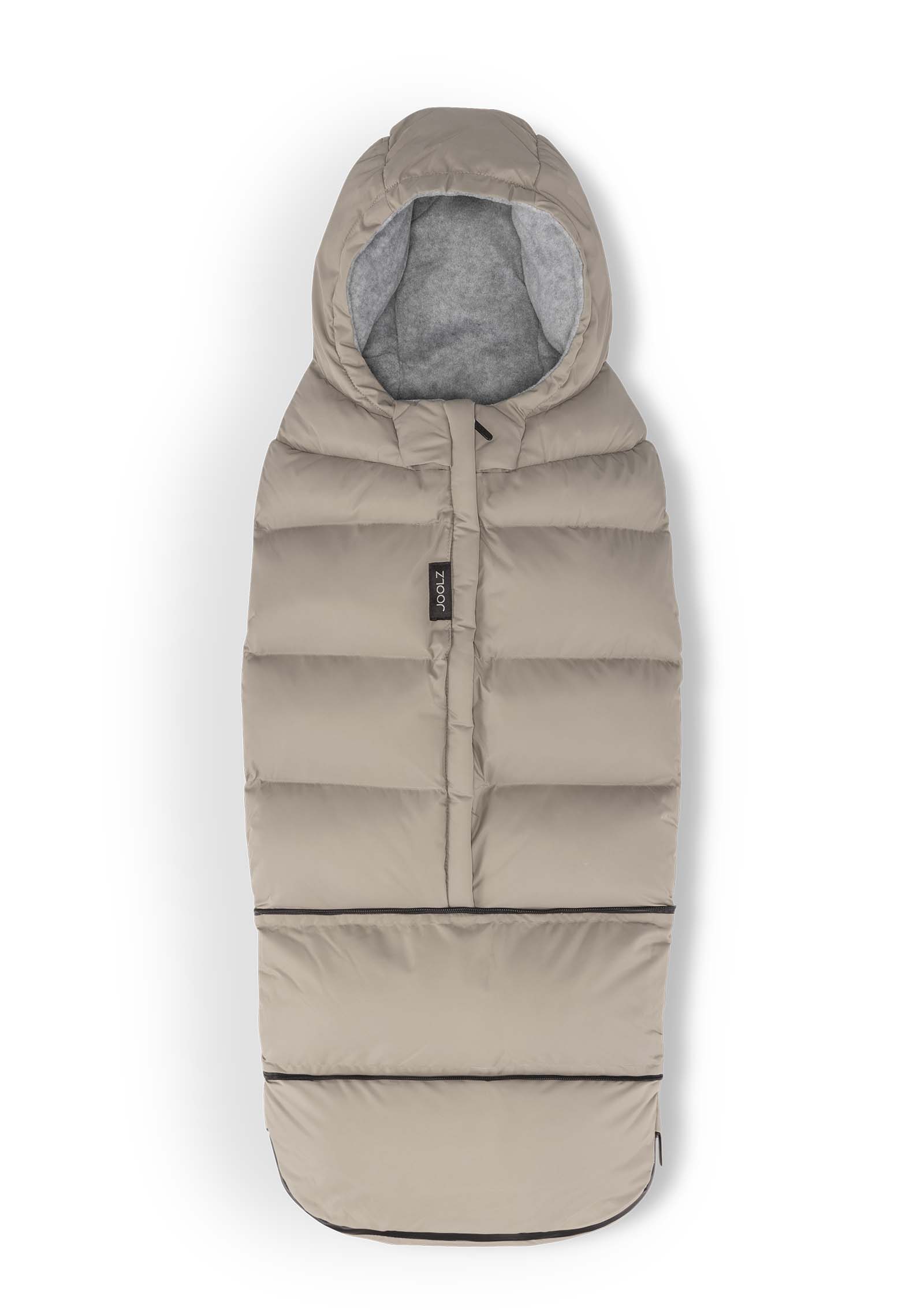 Thermo Fußsack Taupe