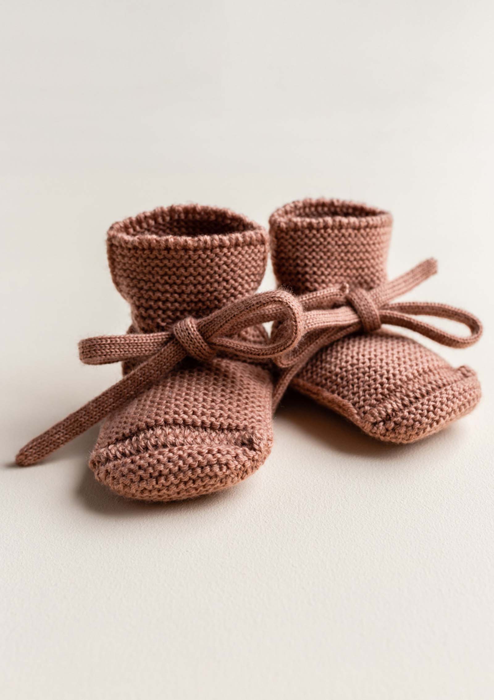 hvid Booties terracotta