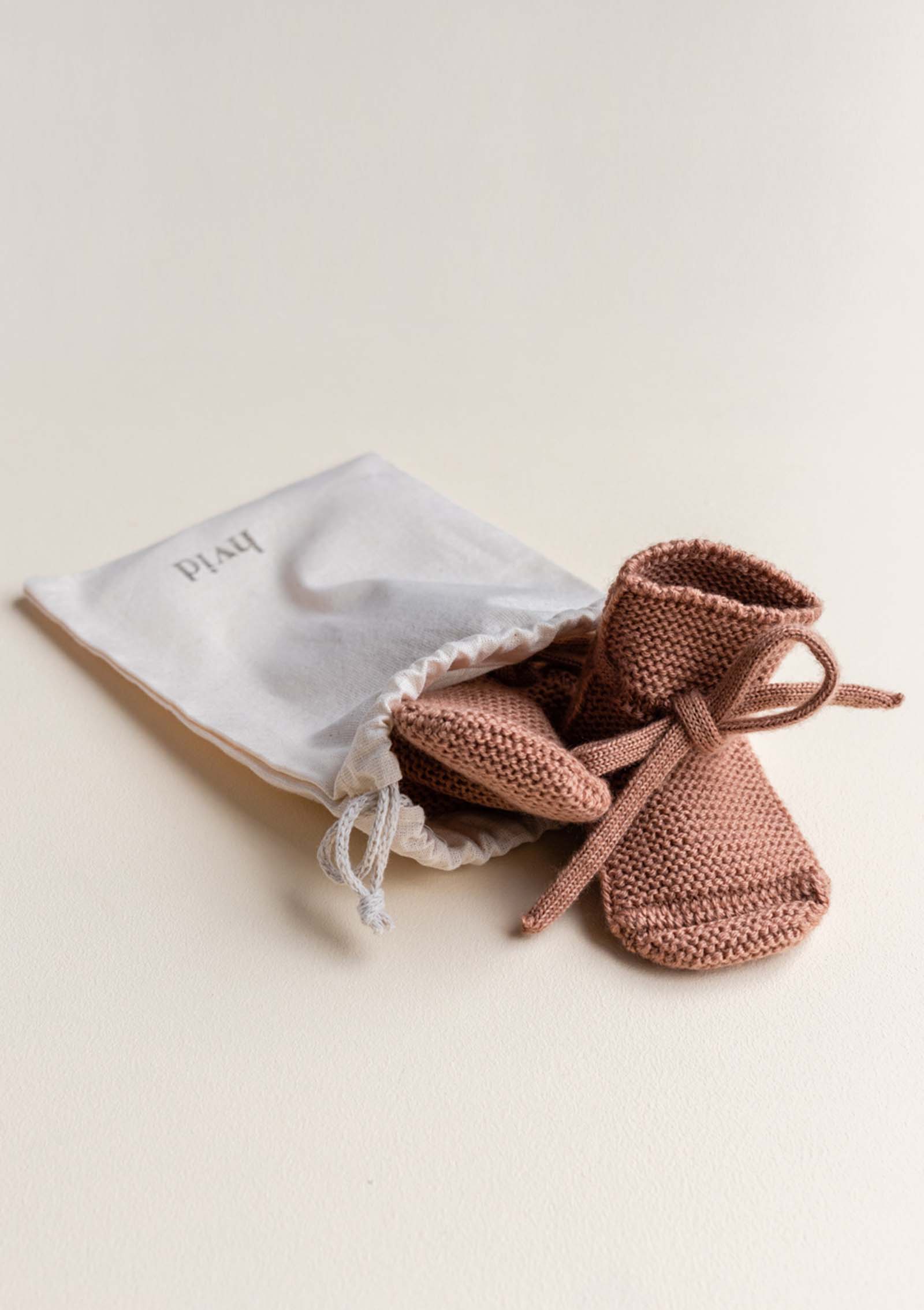 hvid Booties terracotta